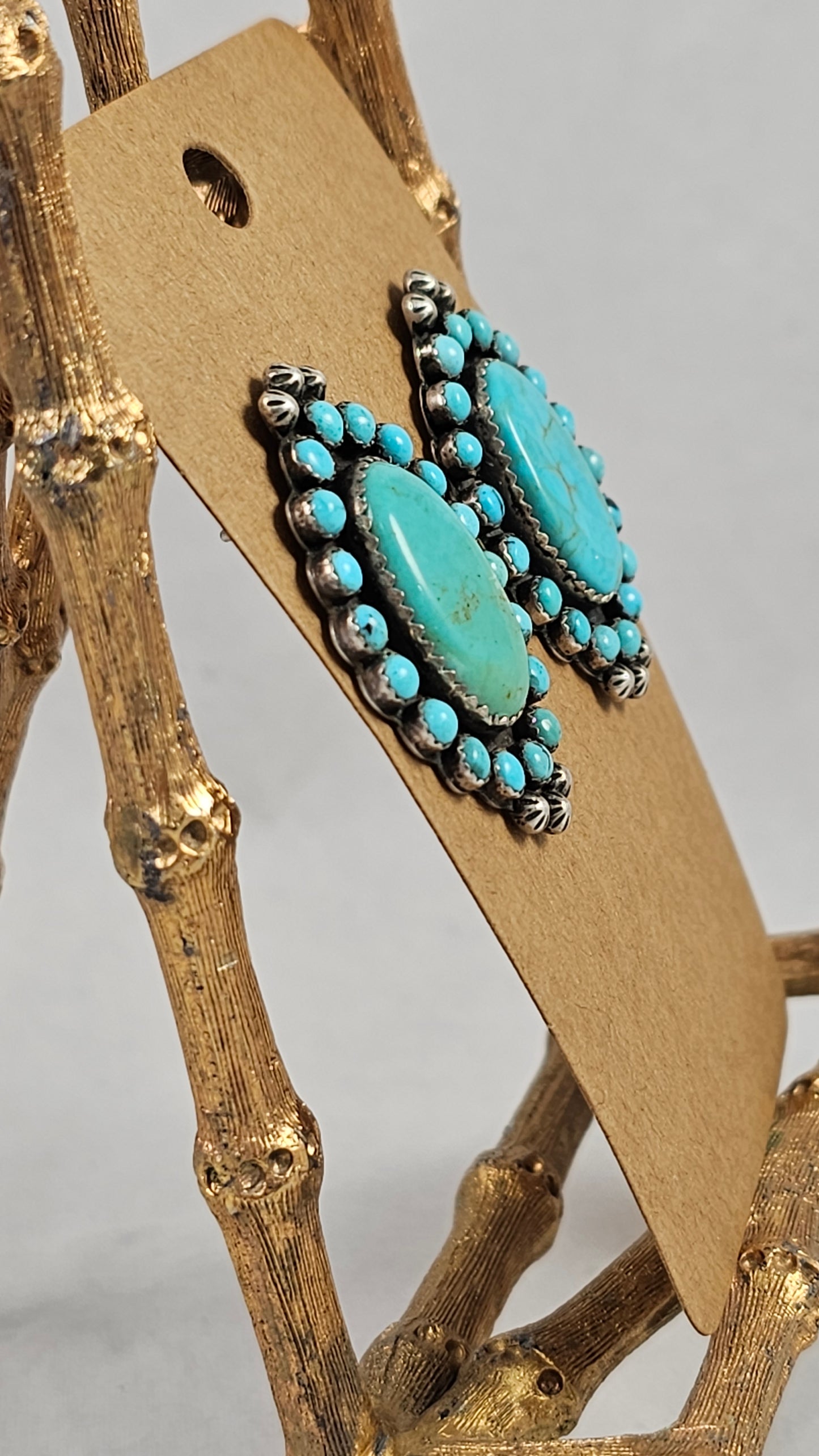 Vintage cluster earrings