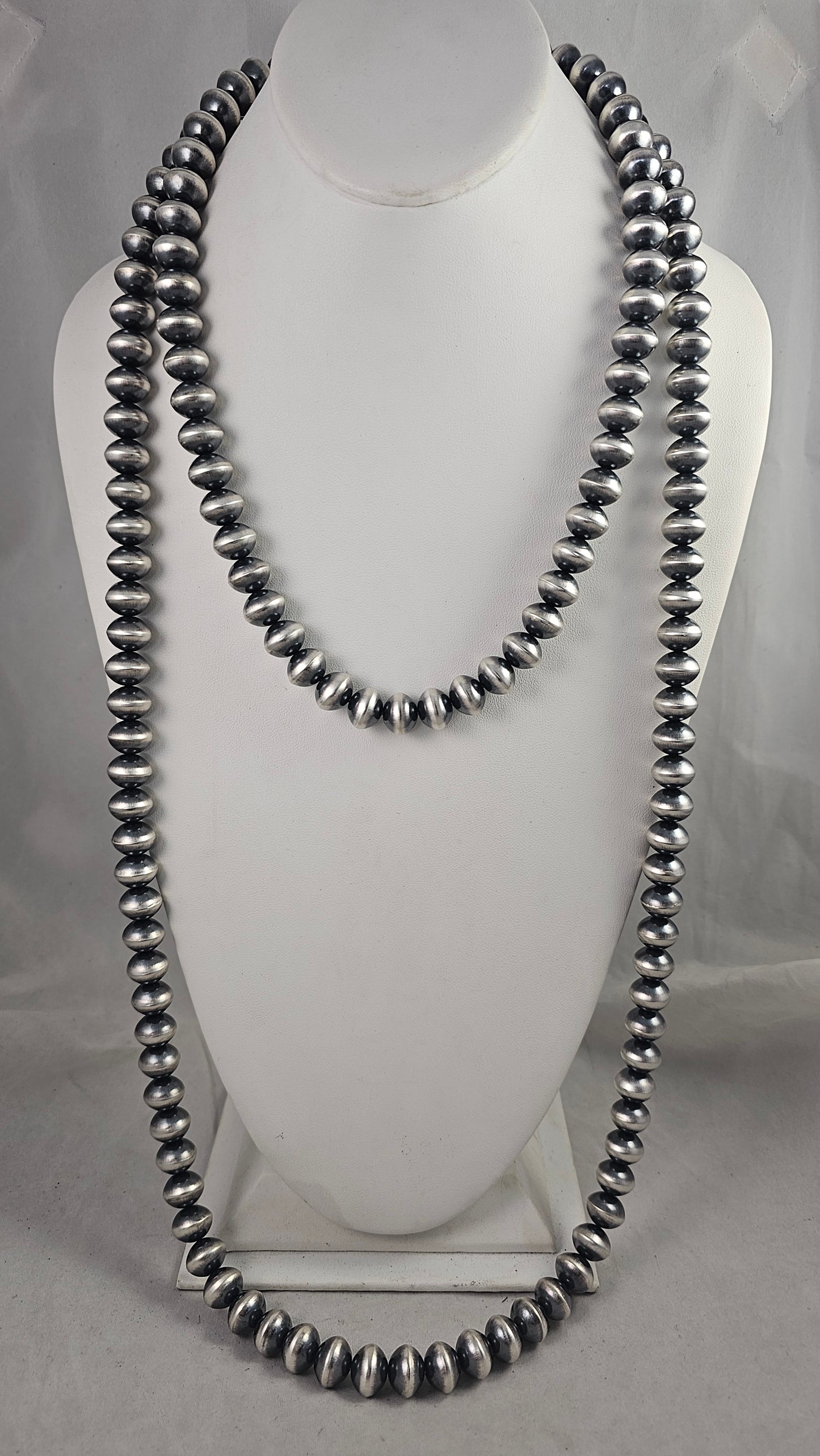 Navajo pearl necklace 60" 12.5mm