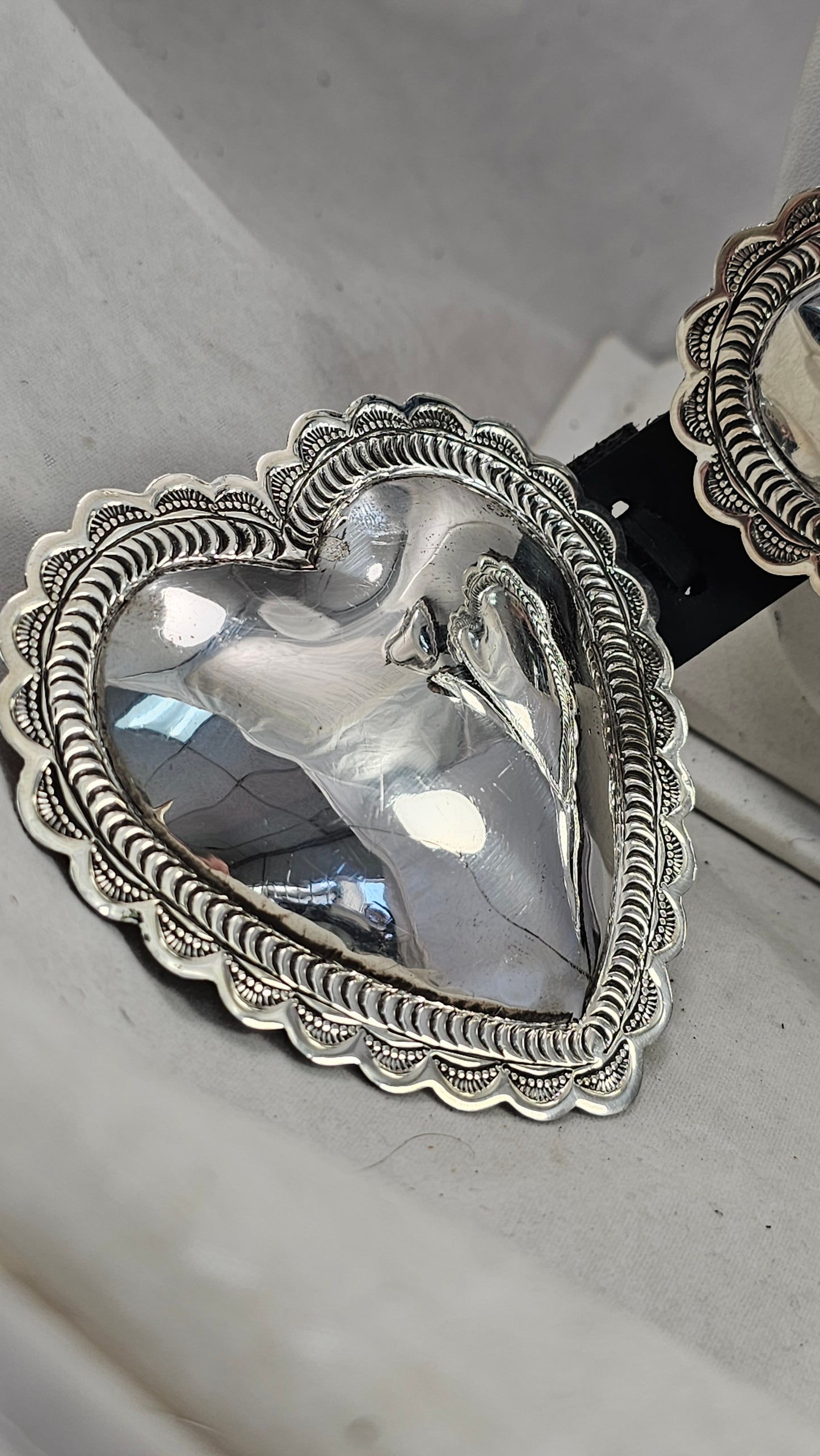 Heart concho belt