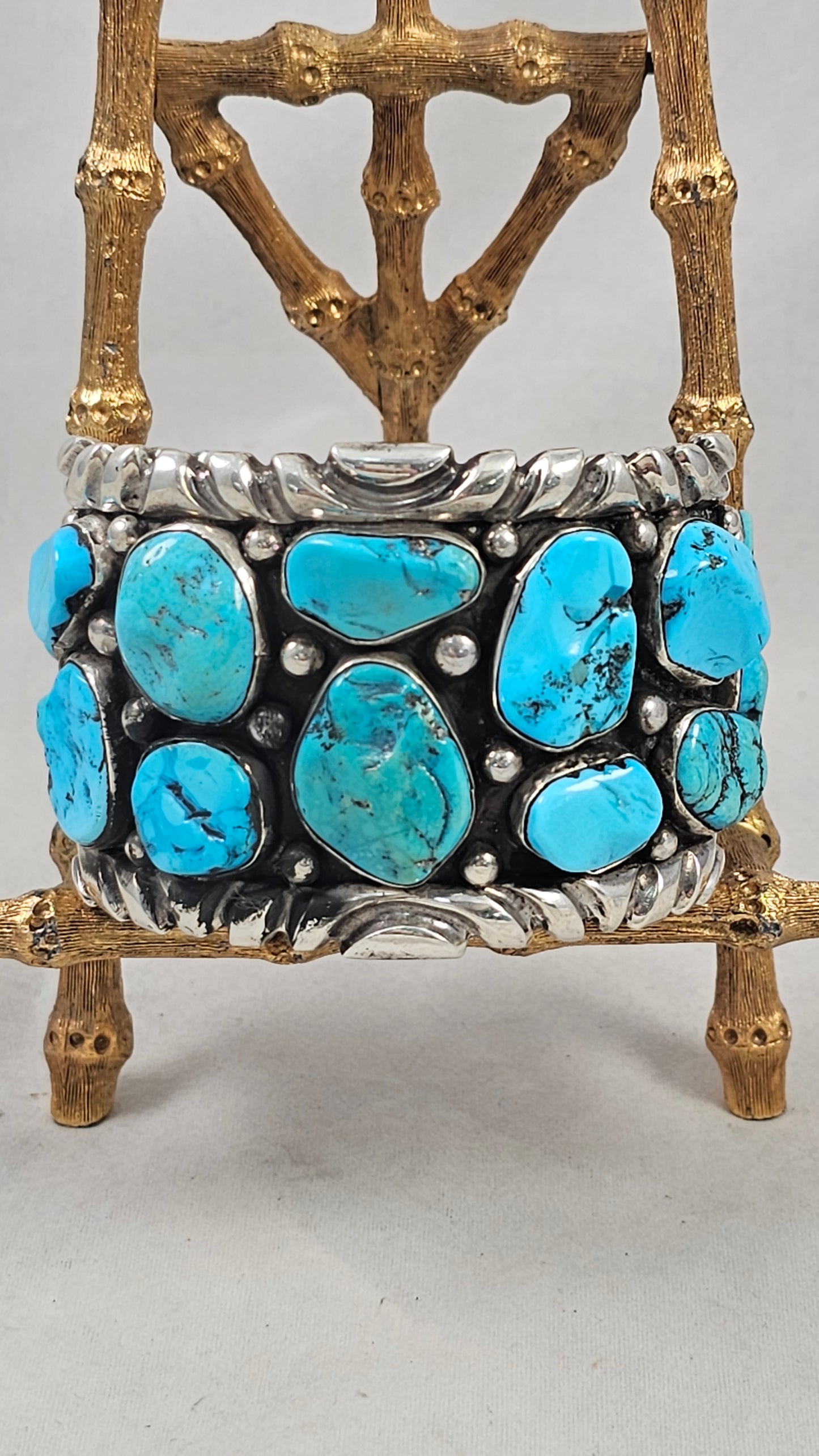 Turquoise ladies cuff