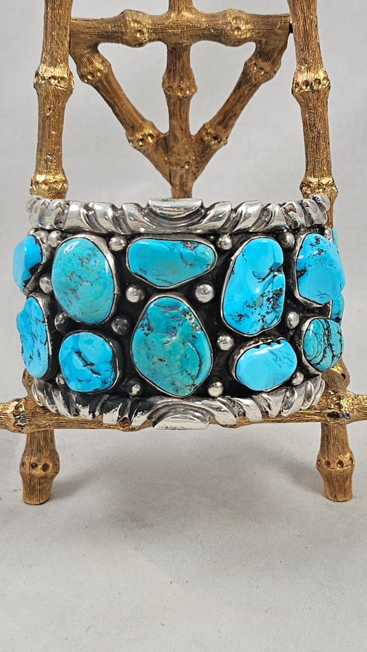 Turquoise ladies cuff