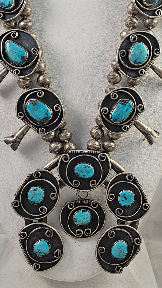 Squash blossom necklace