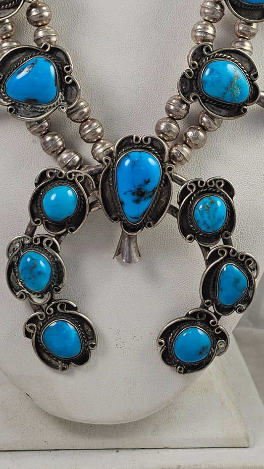 Squash blossom necklace