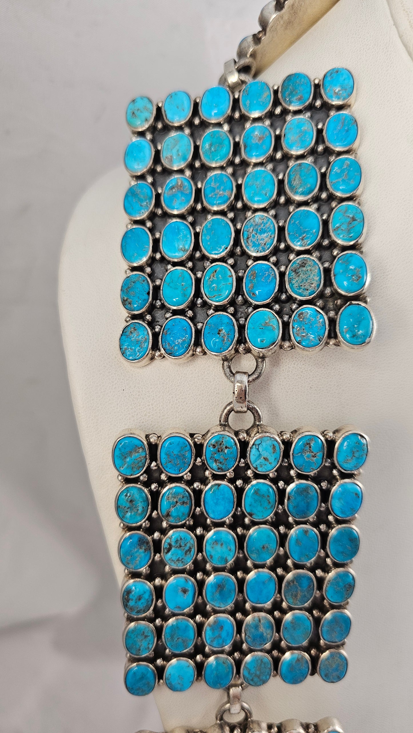 Concho belt turquoise multistone