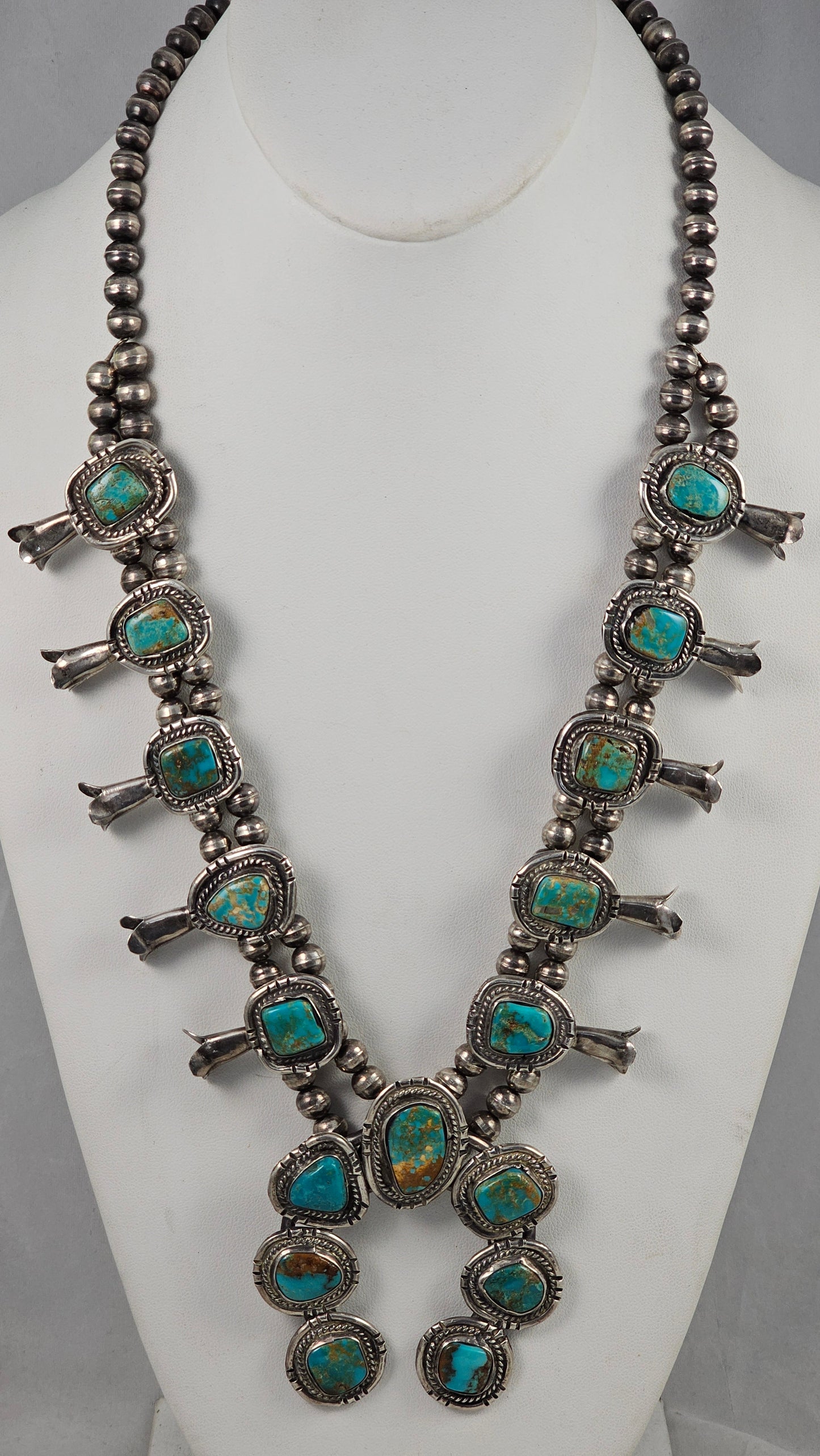 Vintage squash blossom necklace