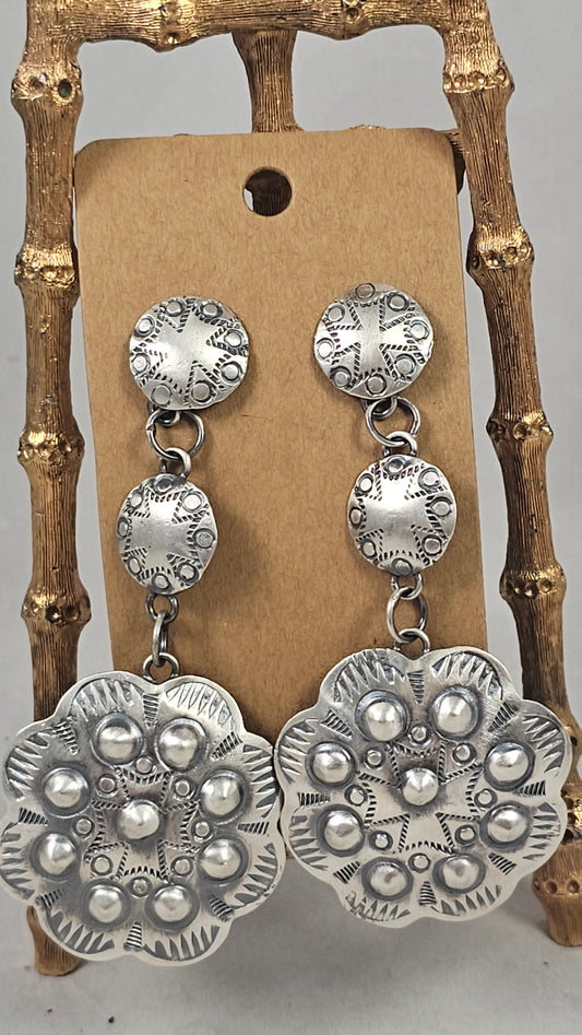 Concho earrings