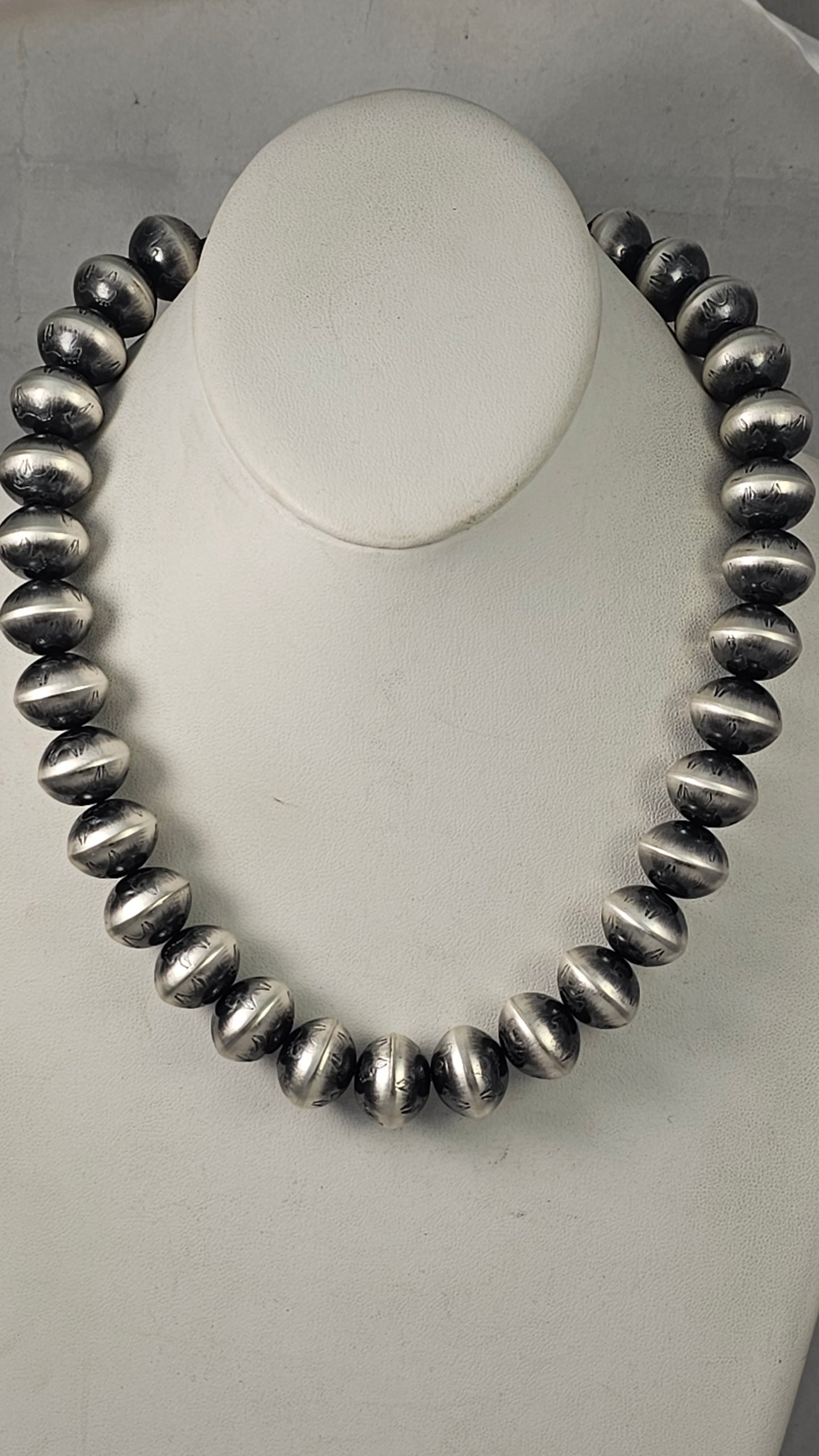 Galloping Horse Navajo pearl necklace