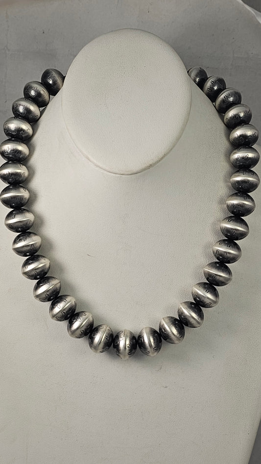Galloping Horse Navajo pearl necklace