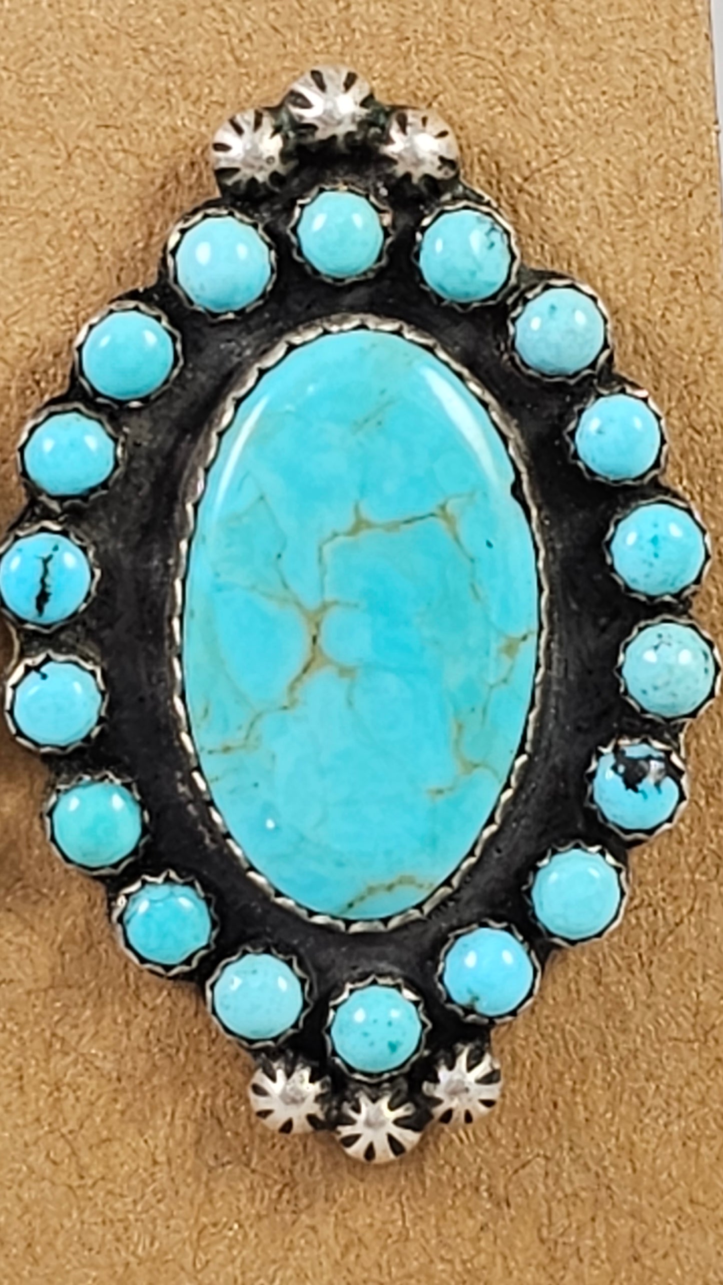 Vintage cluster earrings