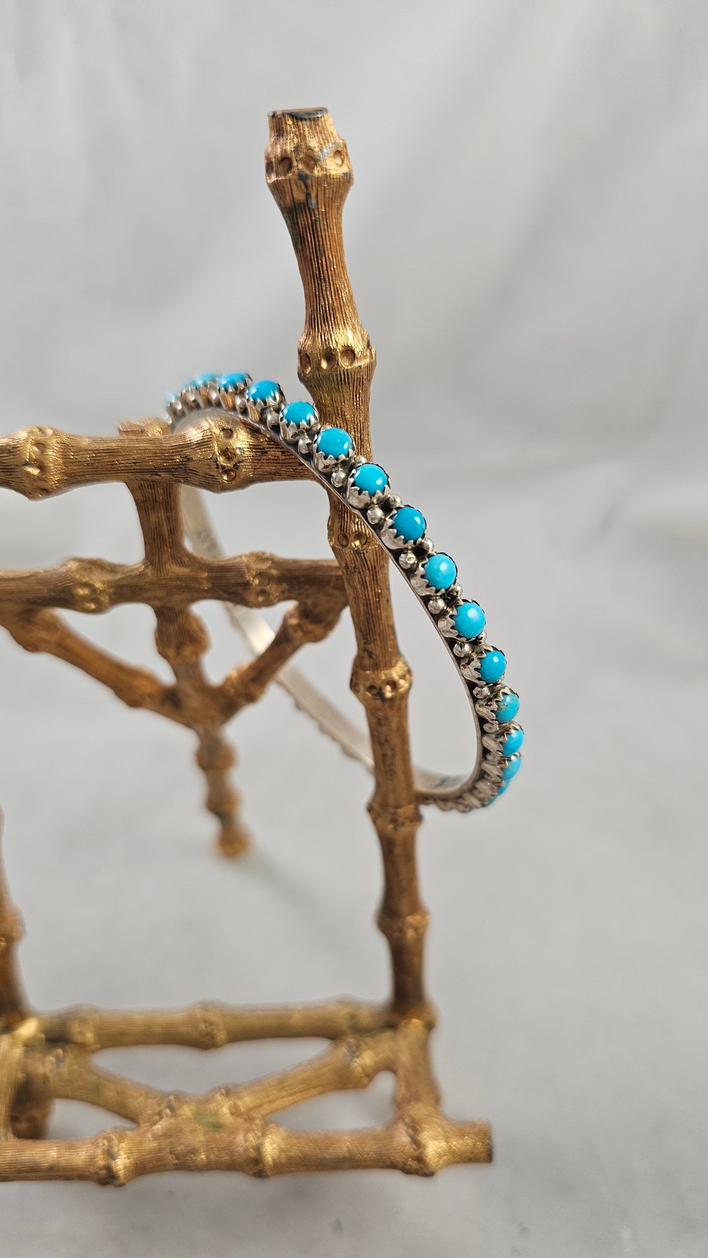 Snake eye bangle bracelets.