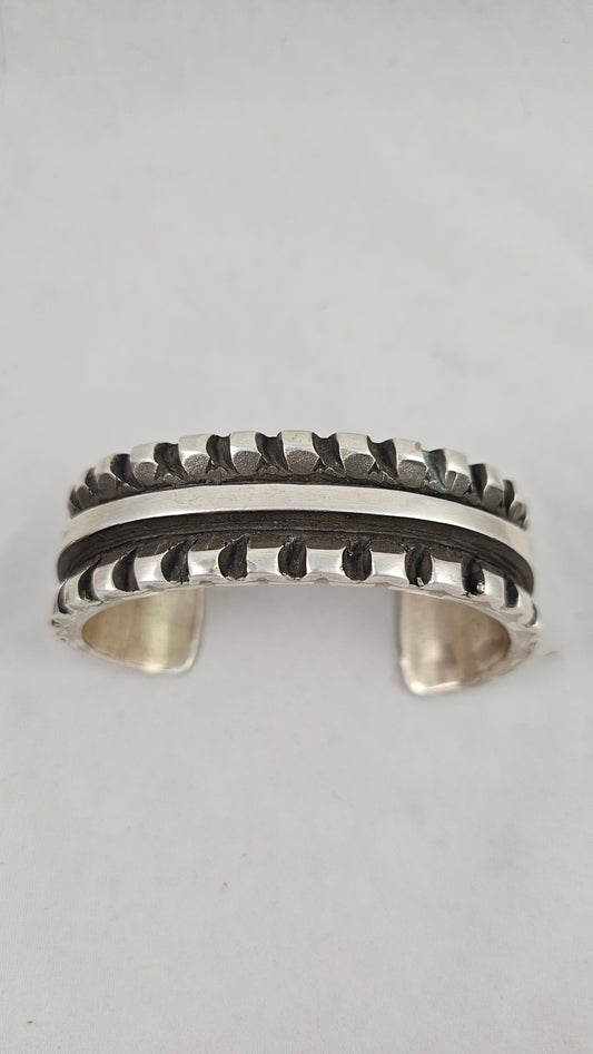Mens Sterling cuff by Elvira Bill