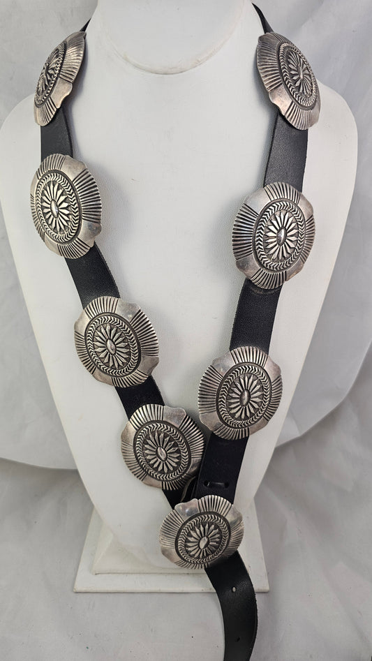 Concho Belt sterling by Alfred Martinez