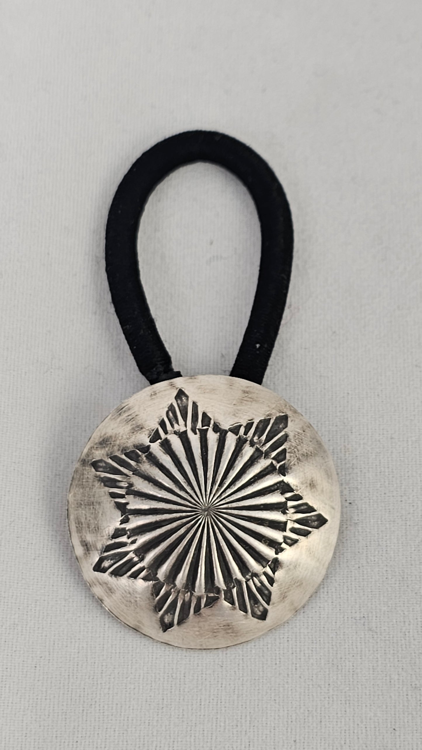 Sterling silver hair tie