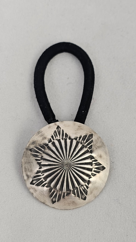 Sterling silver hair tie