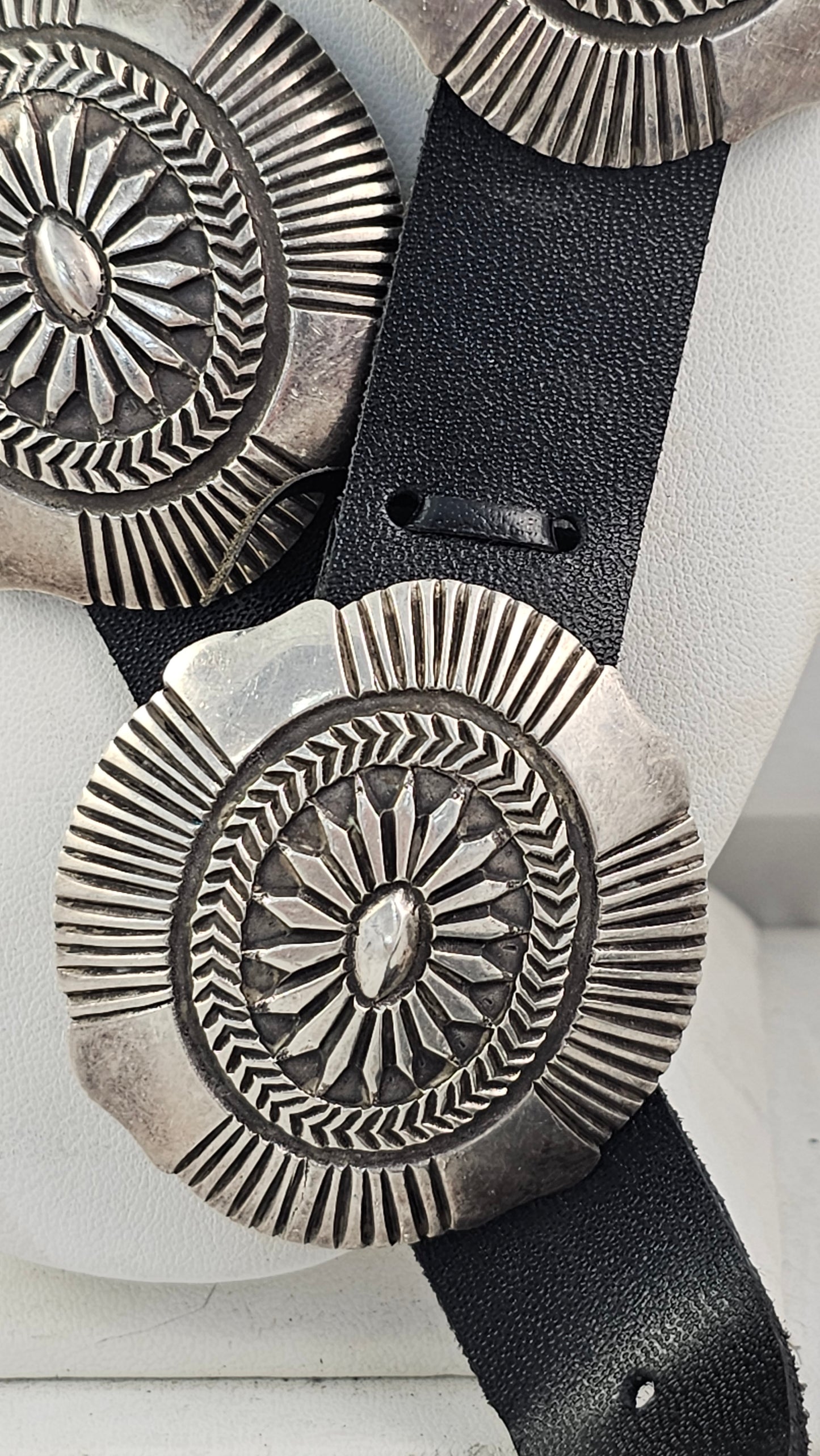 Concho Belt sterling by Alfred Martinez