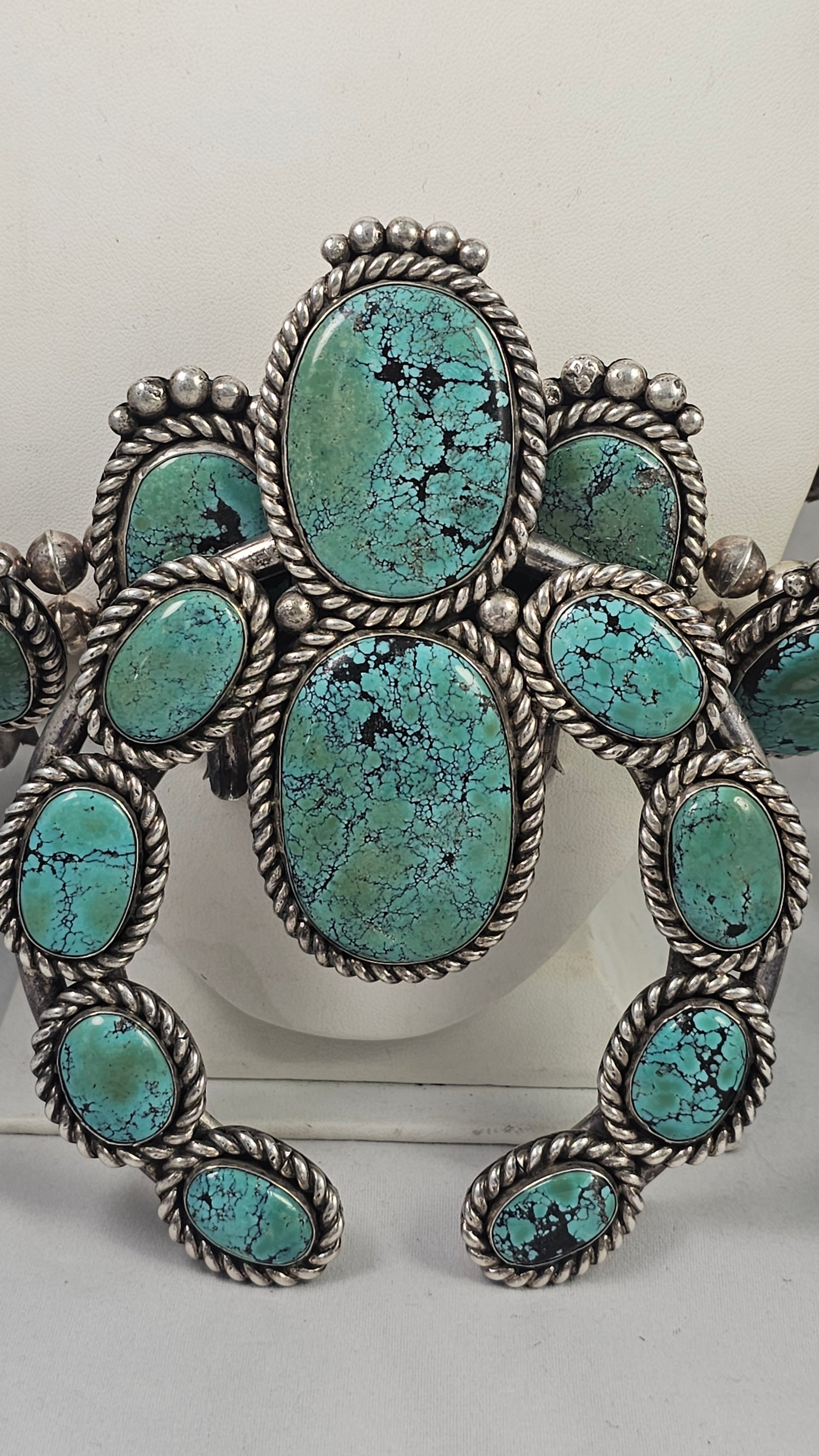 Squash blossom necklace and bracelet set