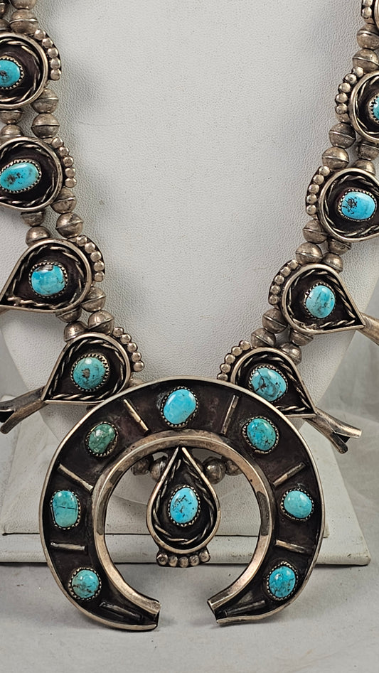 Squash blossom necklace