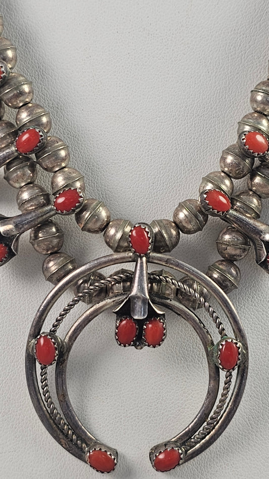 Squash blossom necklace