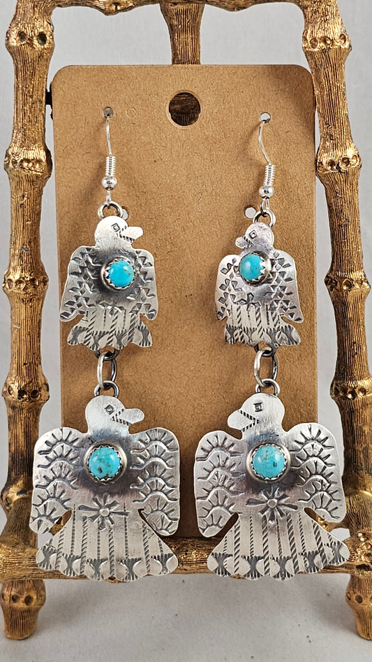 Thunderbird chandelier earrings