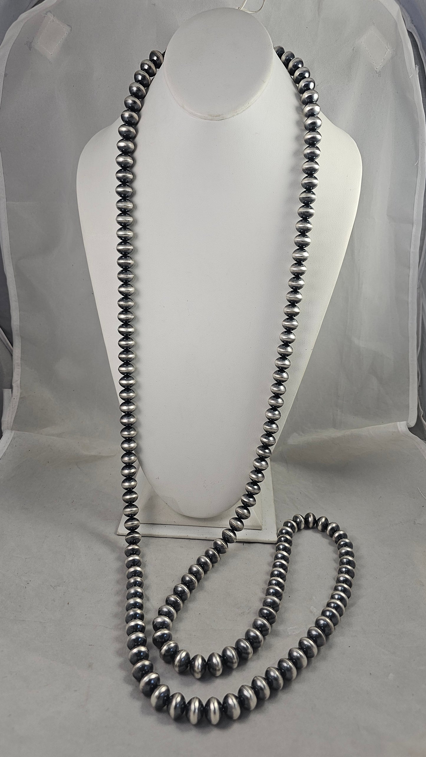 Navajo pearl necklace 60" 12.5mm