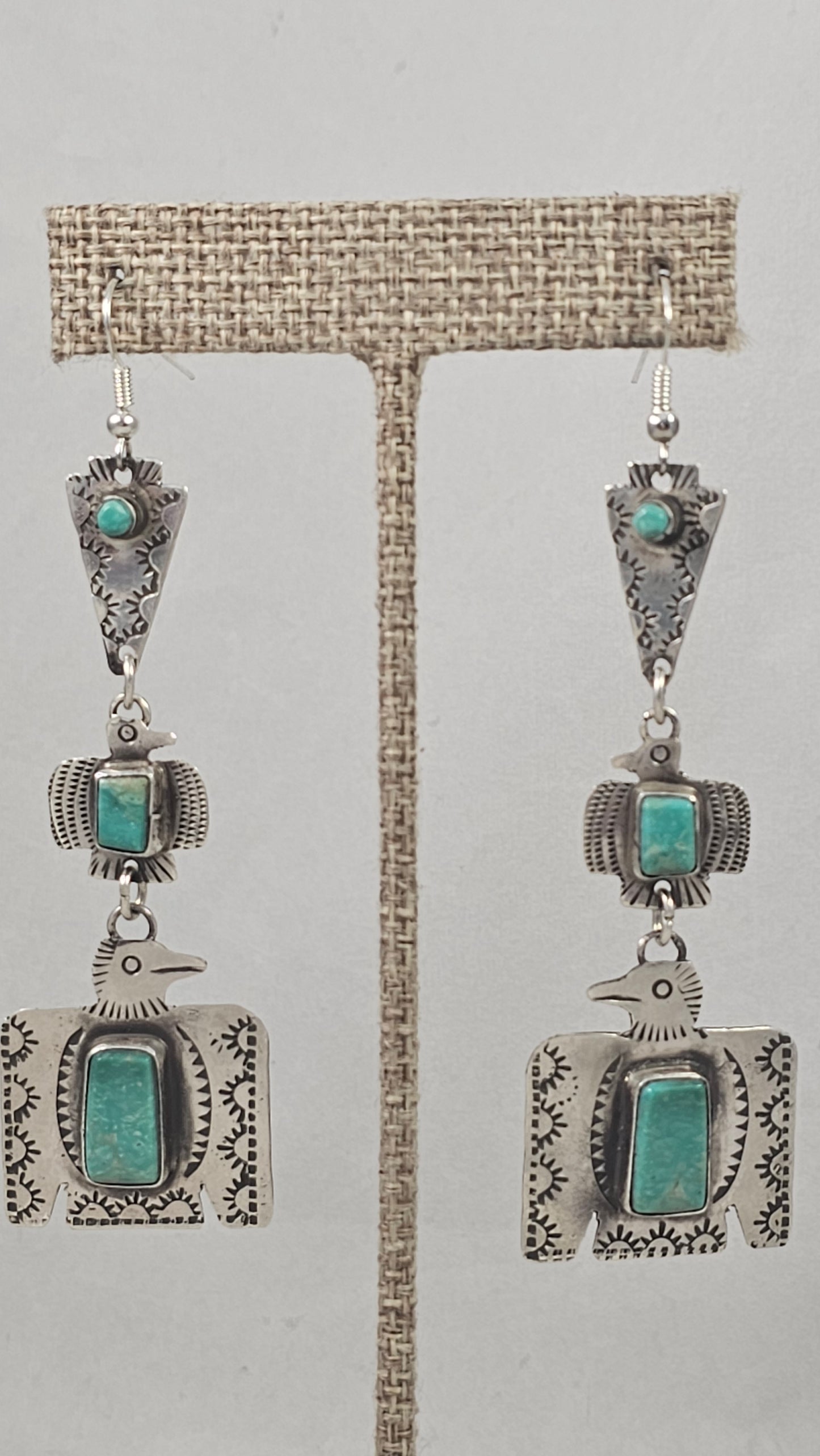 Thunderbird chandelier earrings