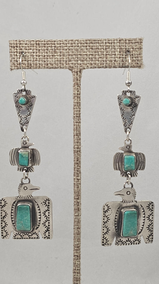 Thunderbird chandelier earrings