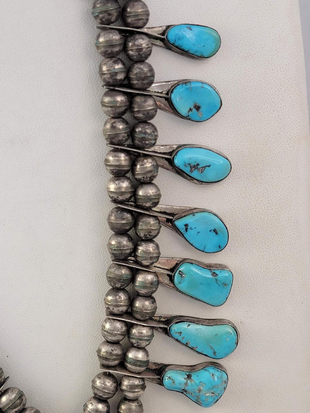 Squash blossom necklace