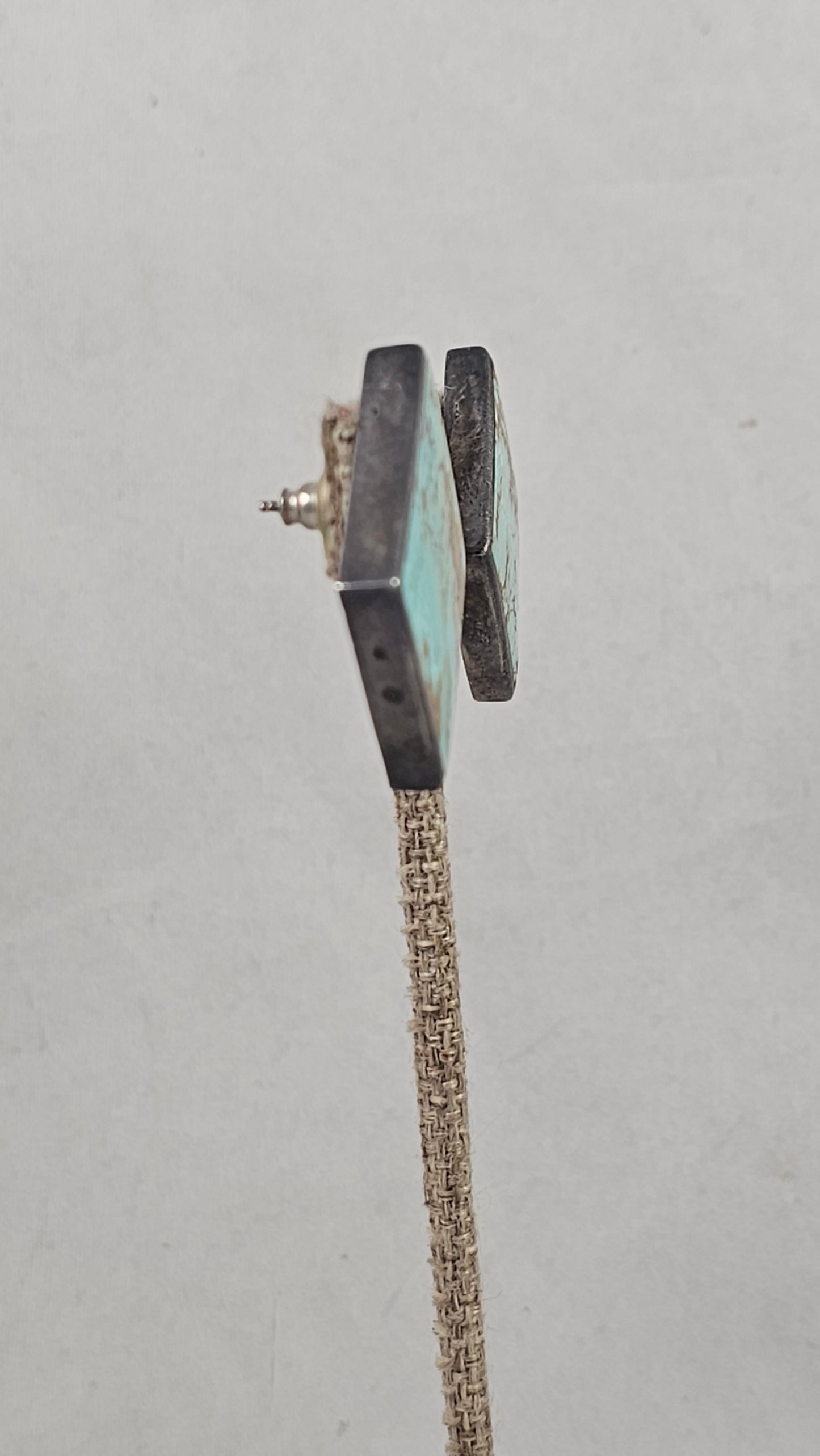 Turquoise and sterling earrings