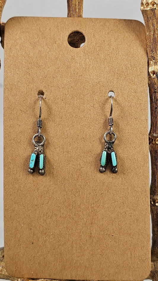 Zuni needlepoint earrings
