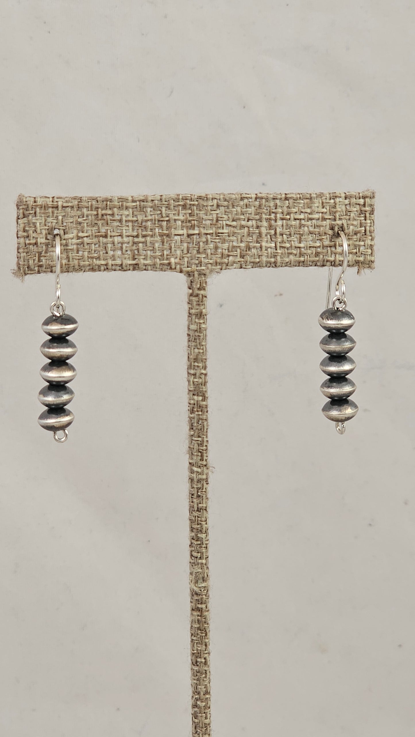 Navajo pearl saucer earrings