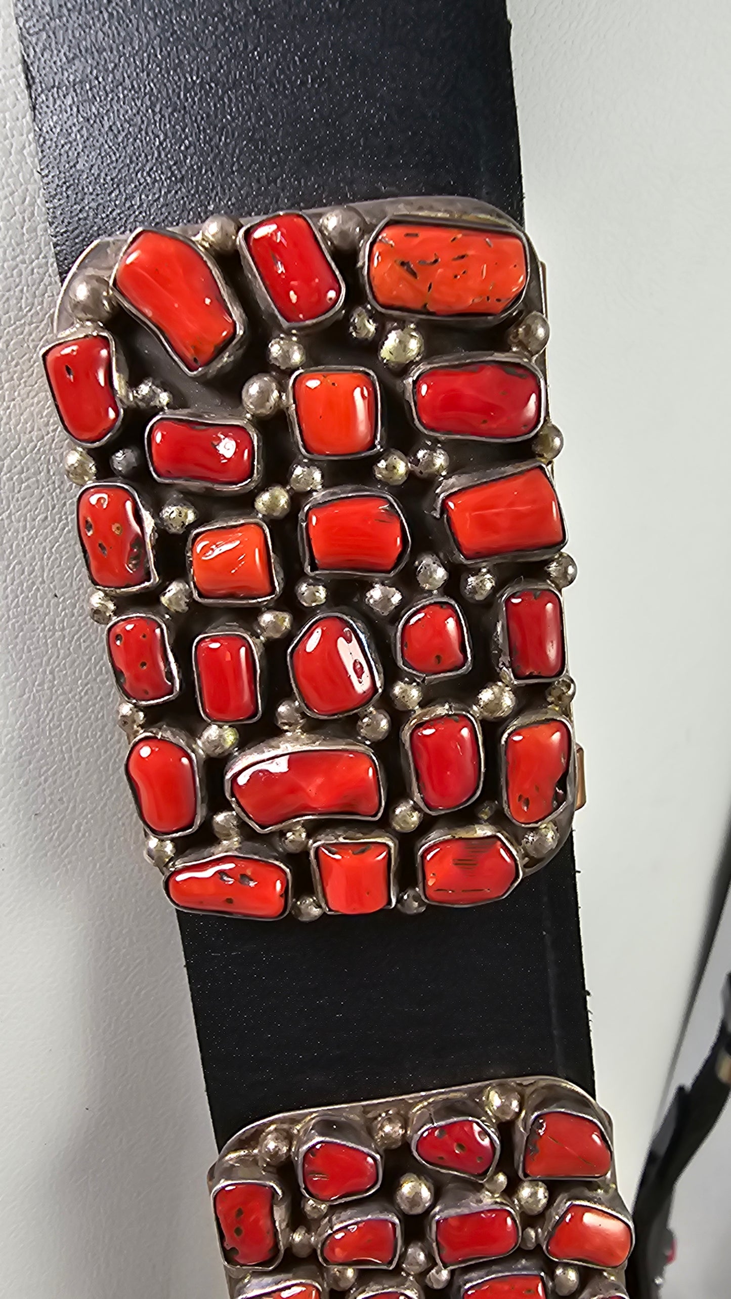 Mediterranean coral concho belt