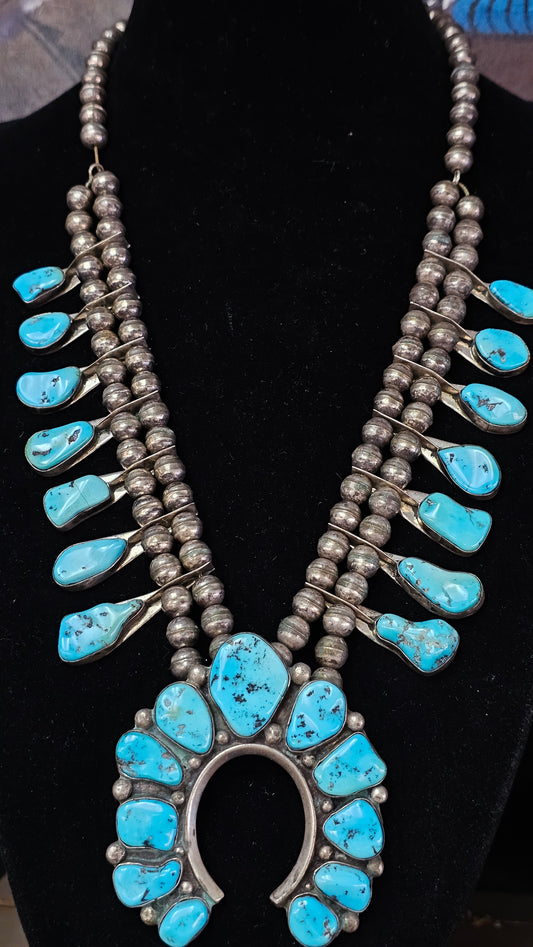 Squash blossom necklace