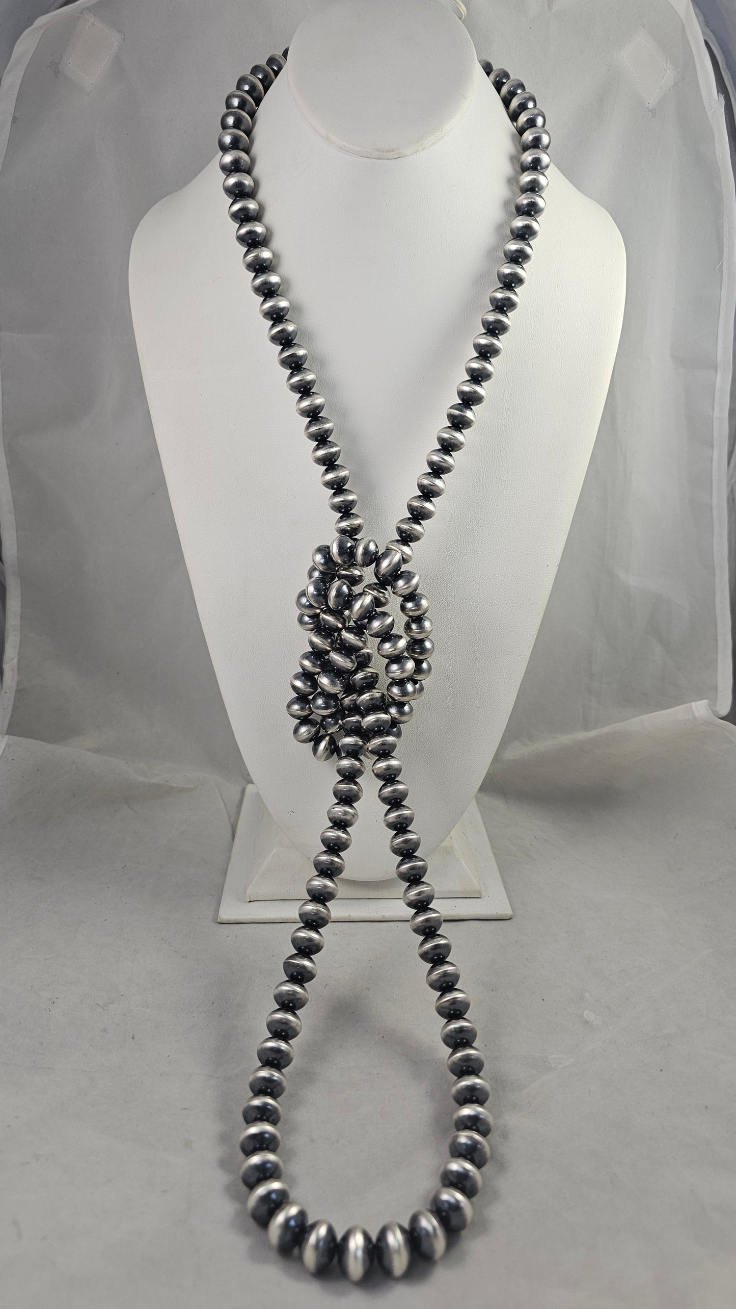 Navajo pearl necklace 60" 12.5mm
