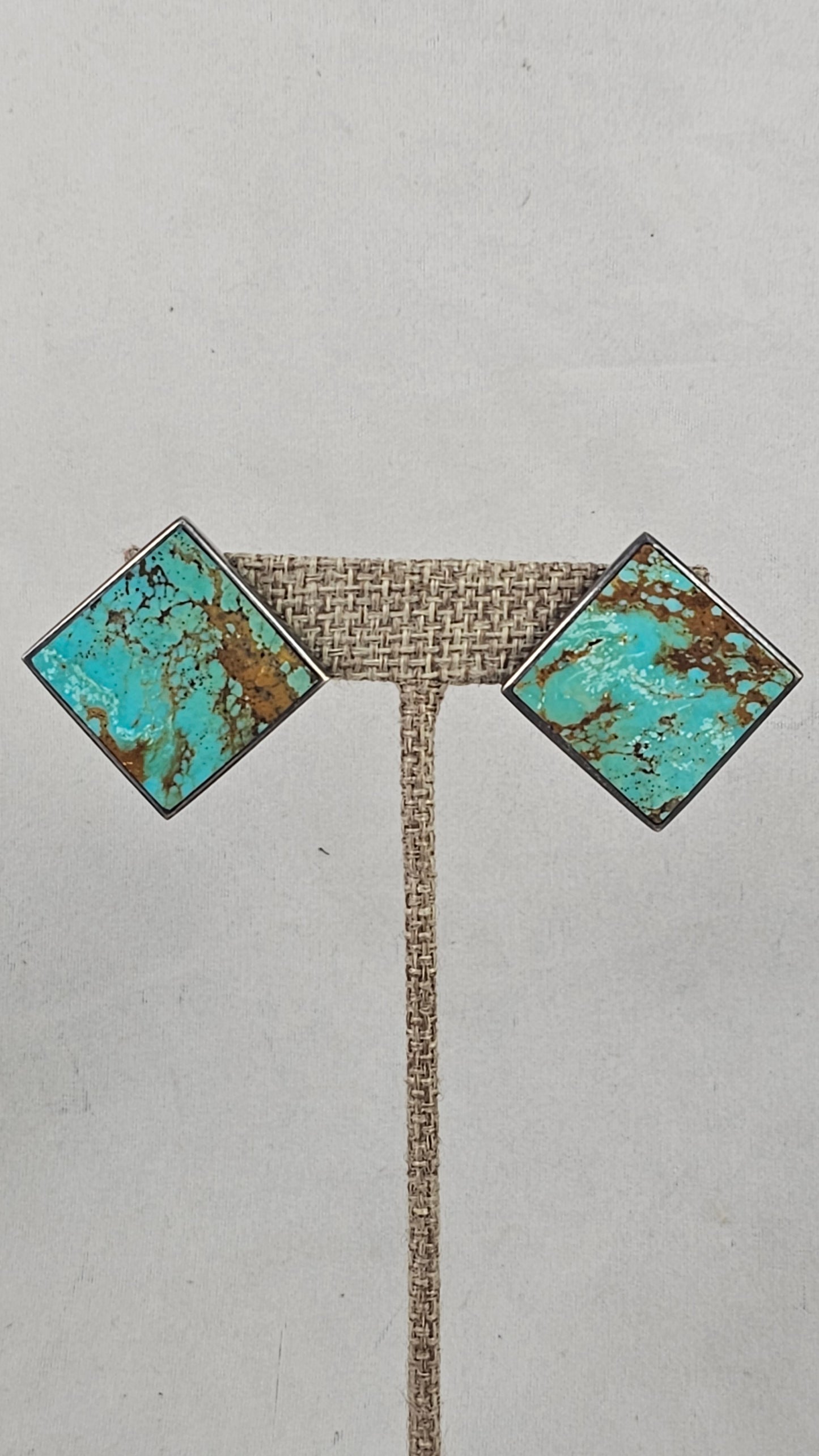 Turquoise and sterling earrings