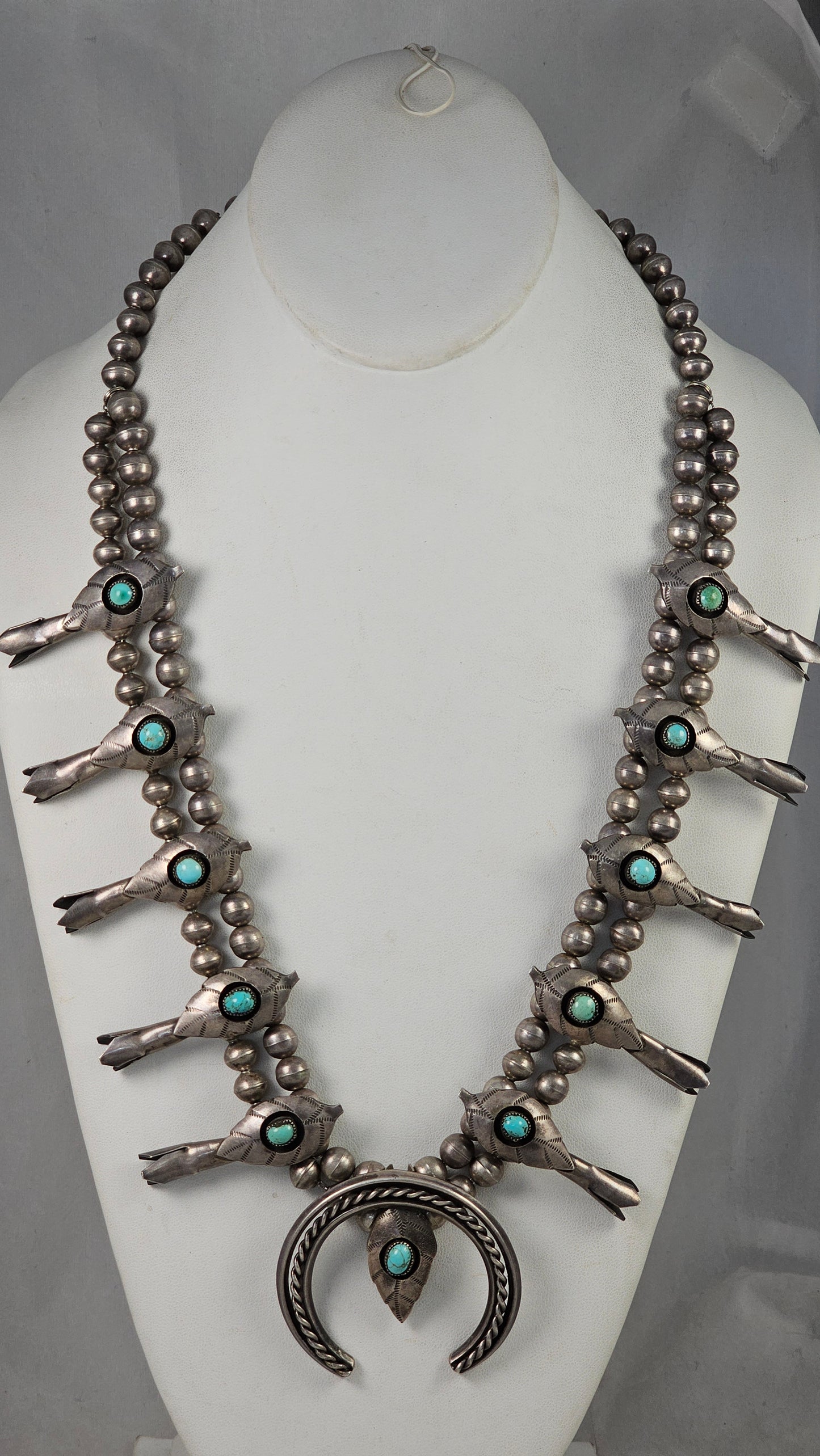 Squash blossom necklace