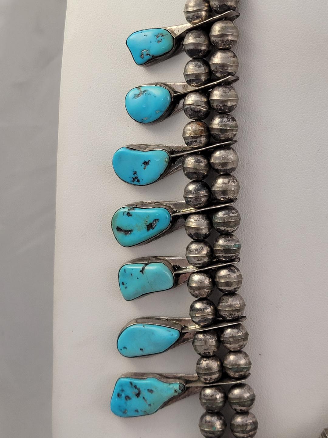 Squash blossom necklace