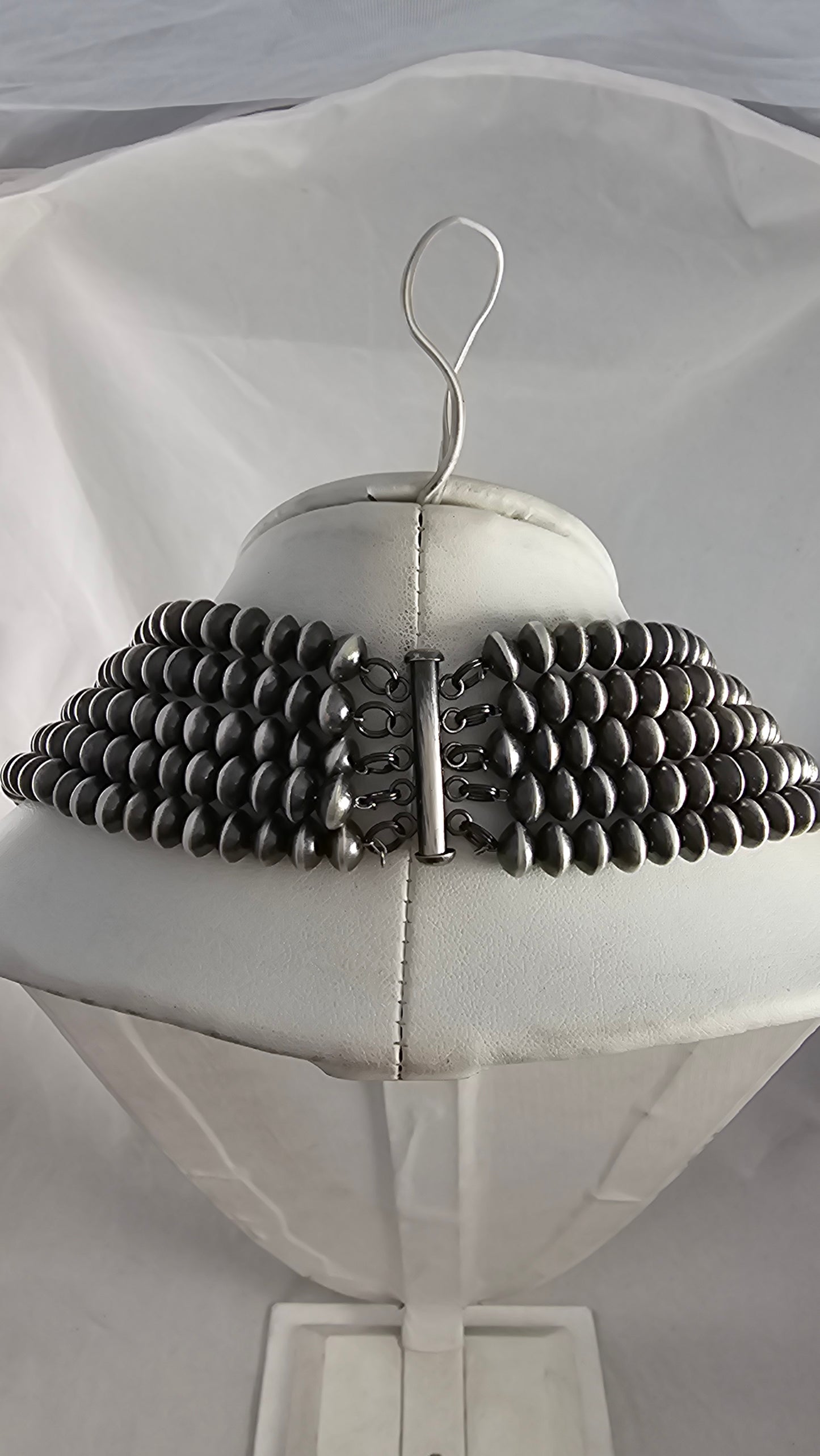 Navajo pearl necklace and earring set