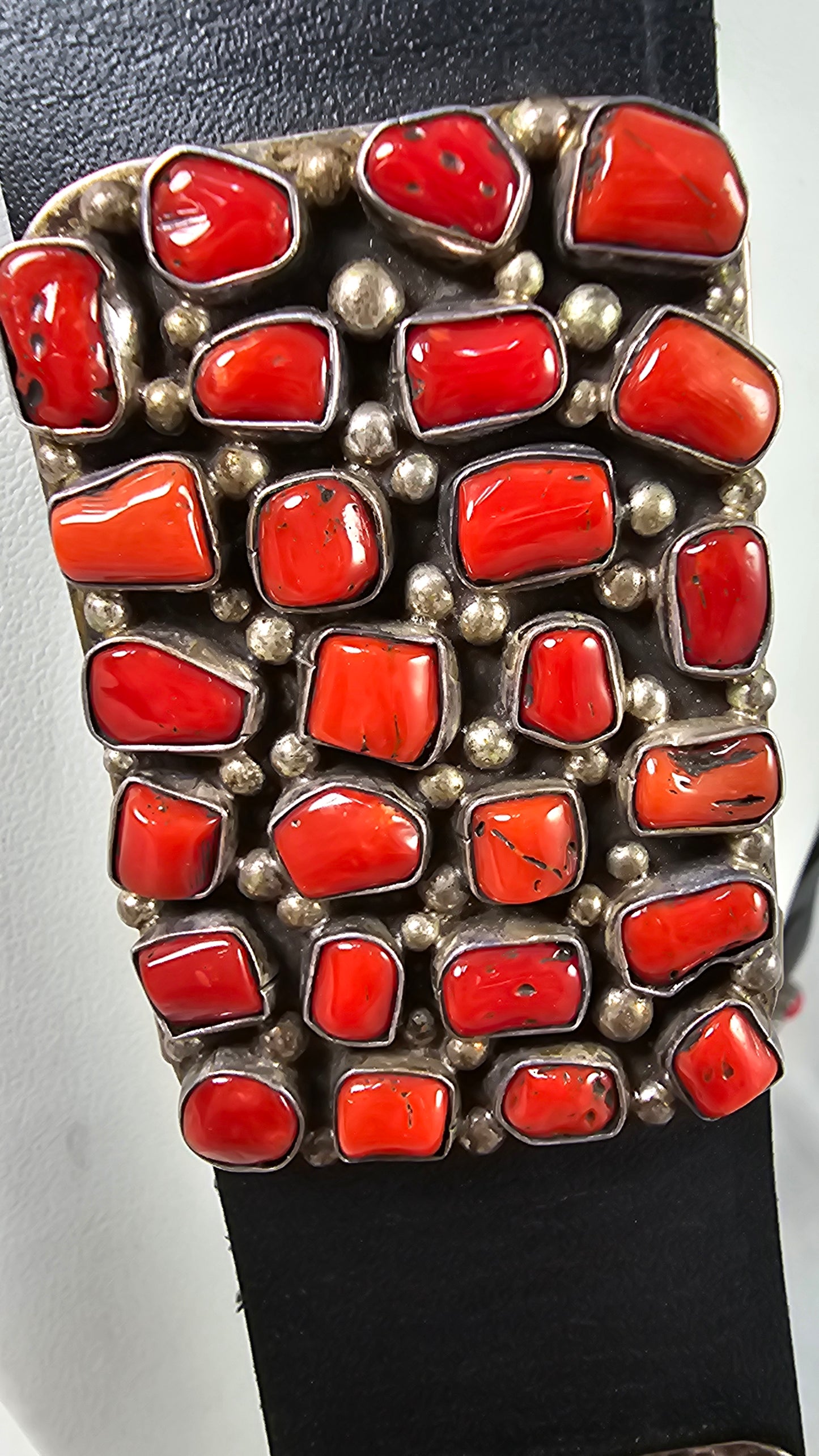 Mediterranean coral concho belt