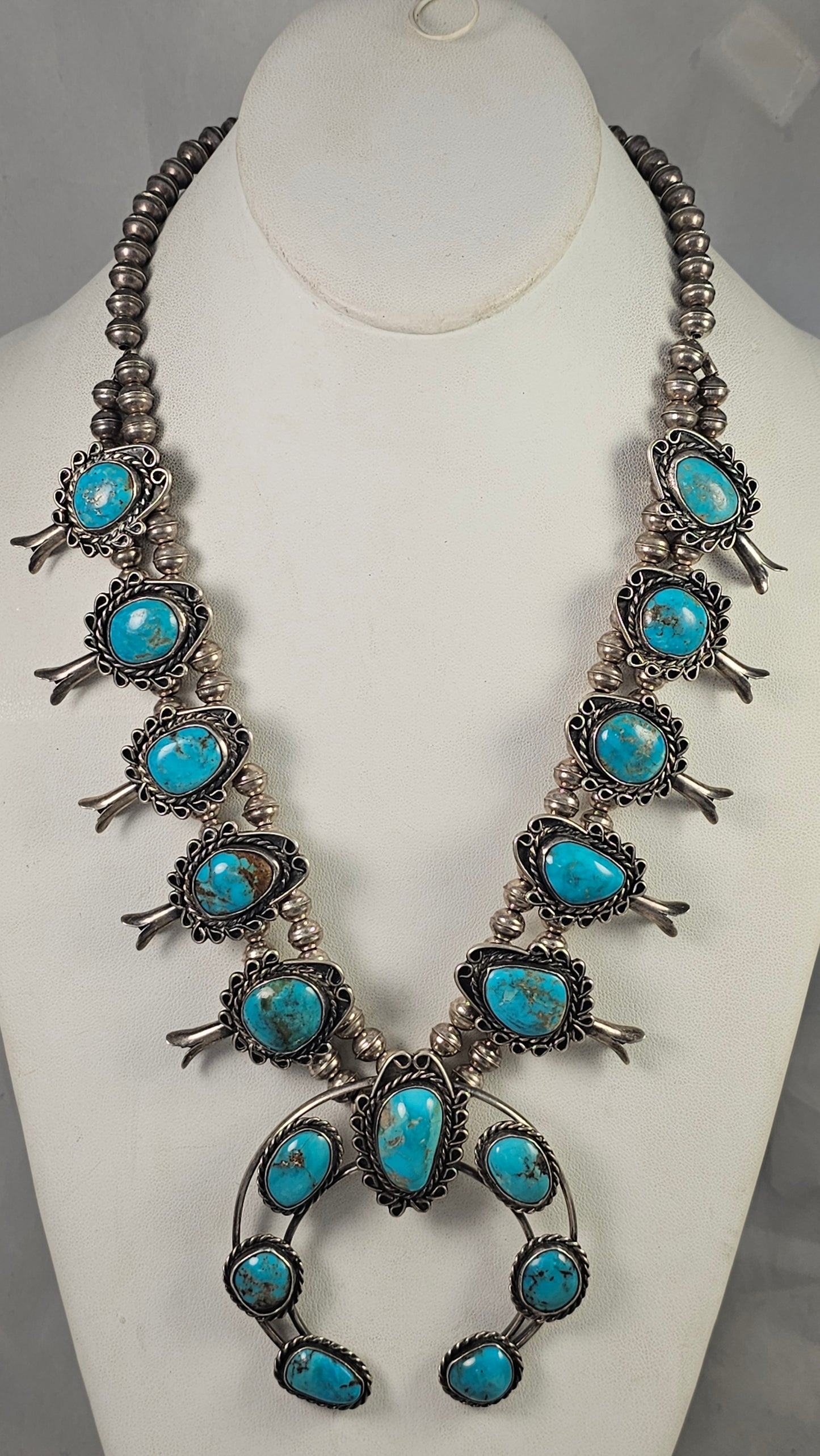 Squash blossom necklace
