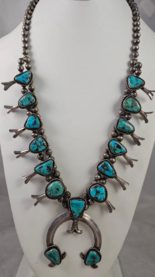 Squash blossom necklace