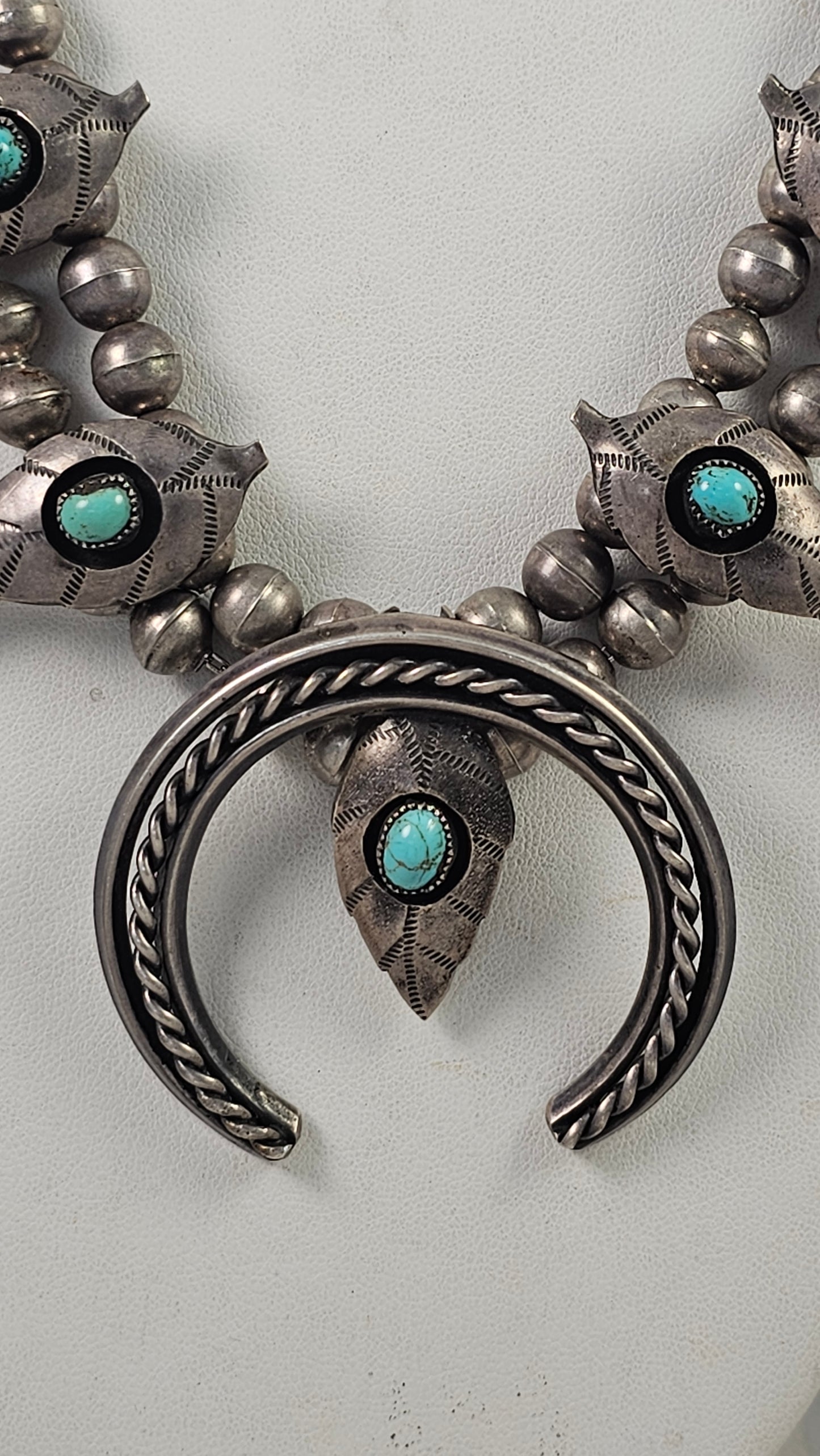 Squash blossom necklace