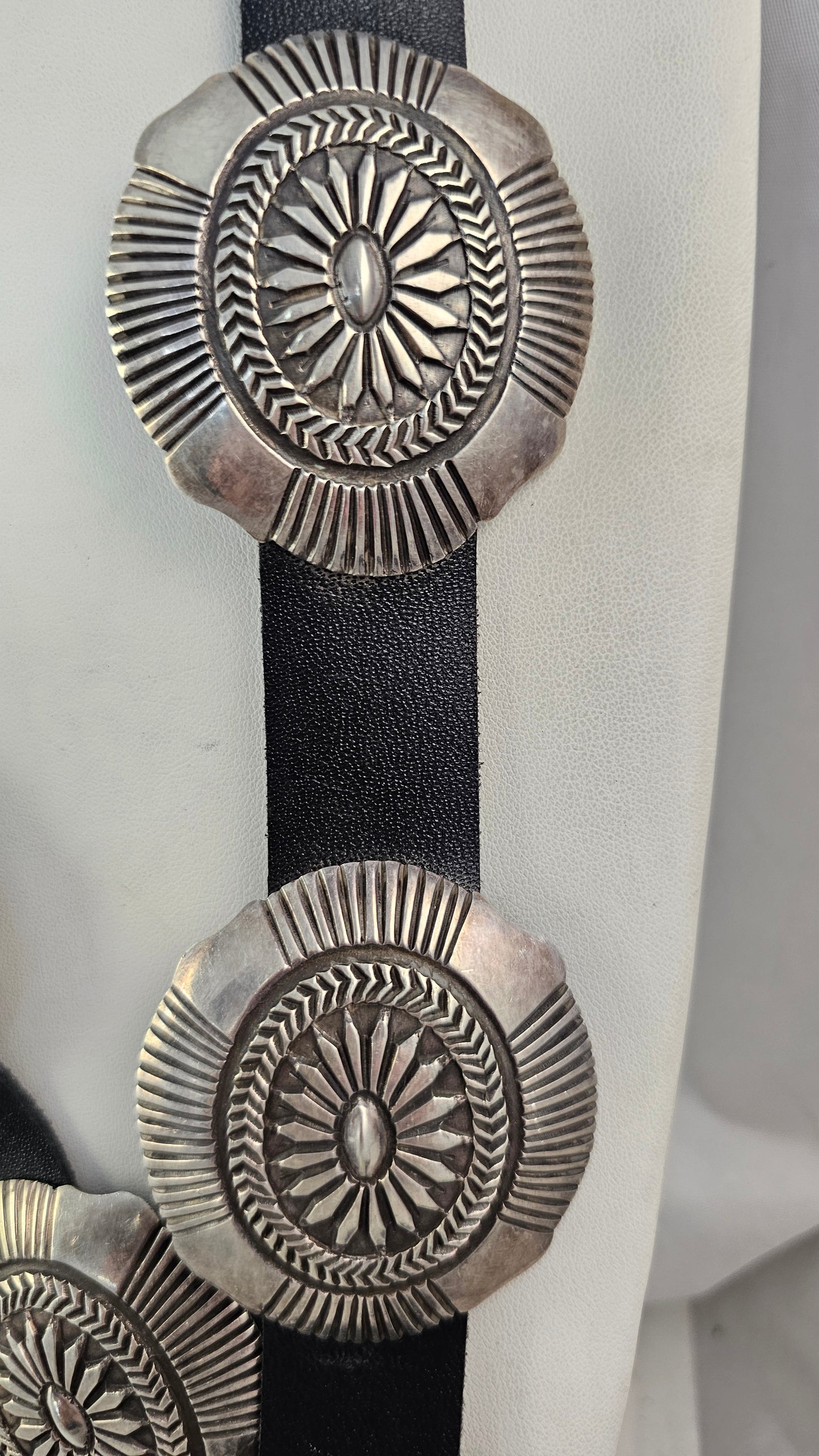 Concho Belt sterling by Alfred Martinez
