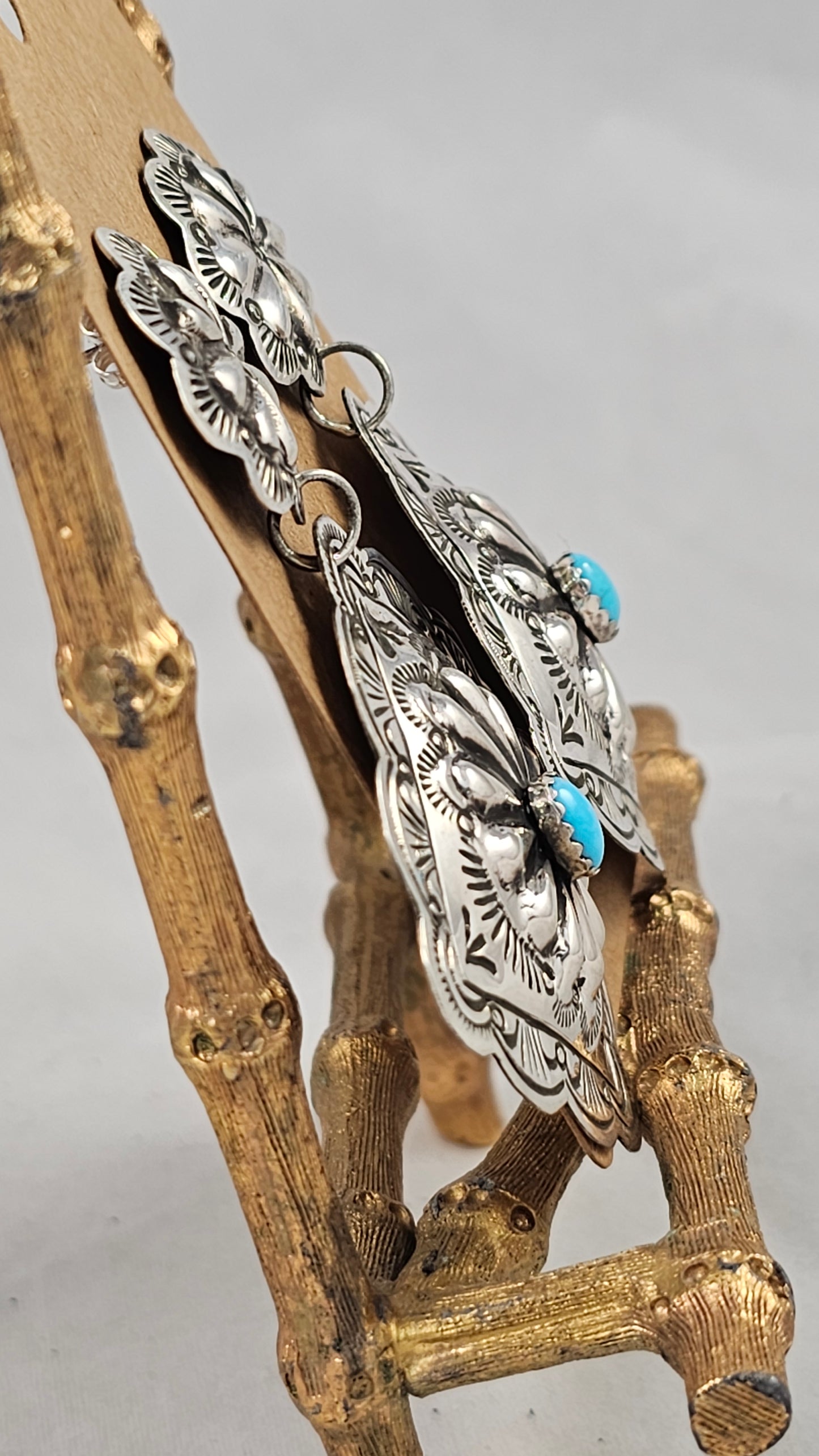 Concho earrings