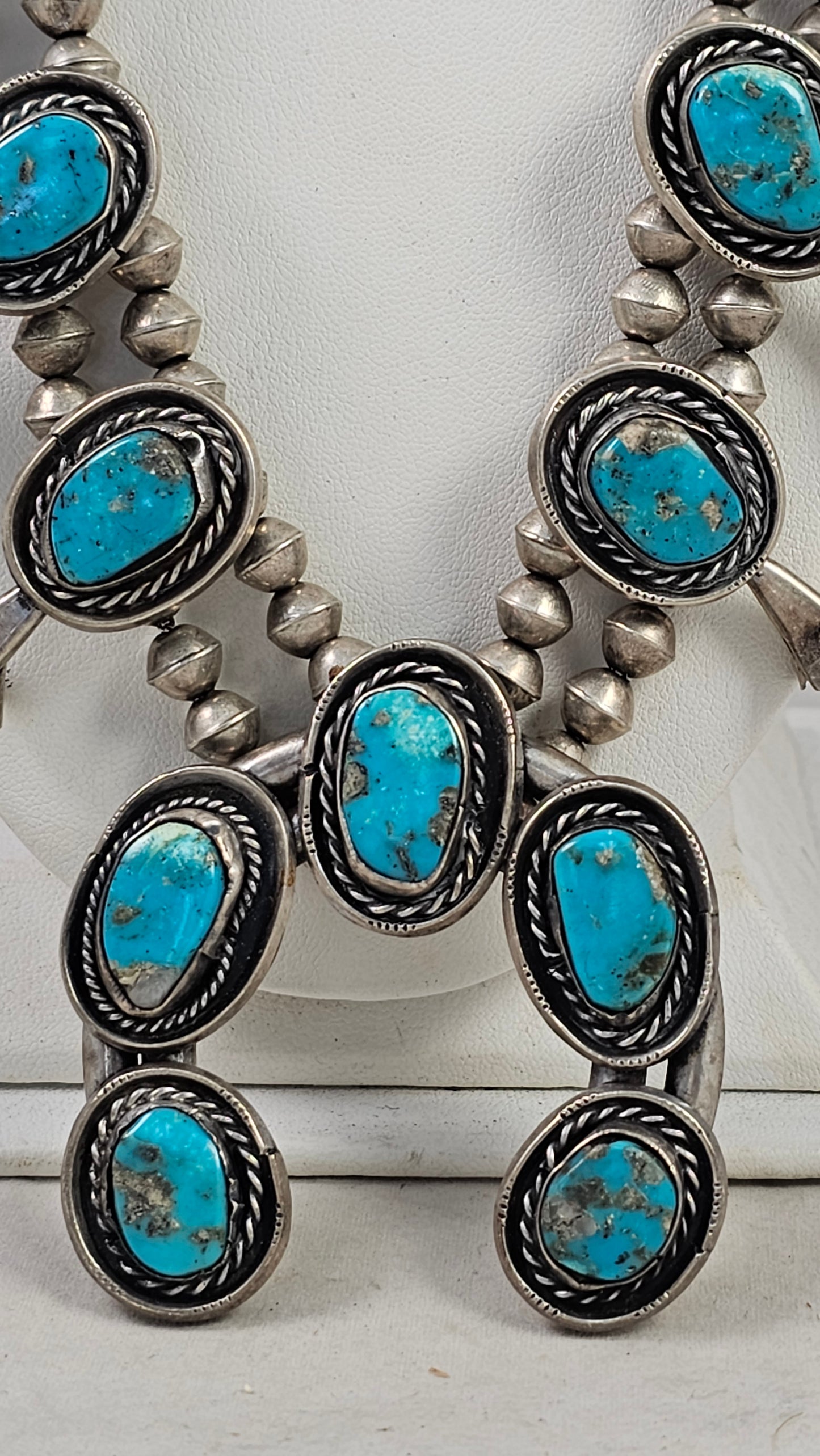 Squash blossom necklace