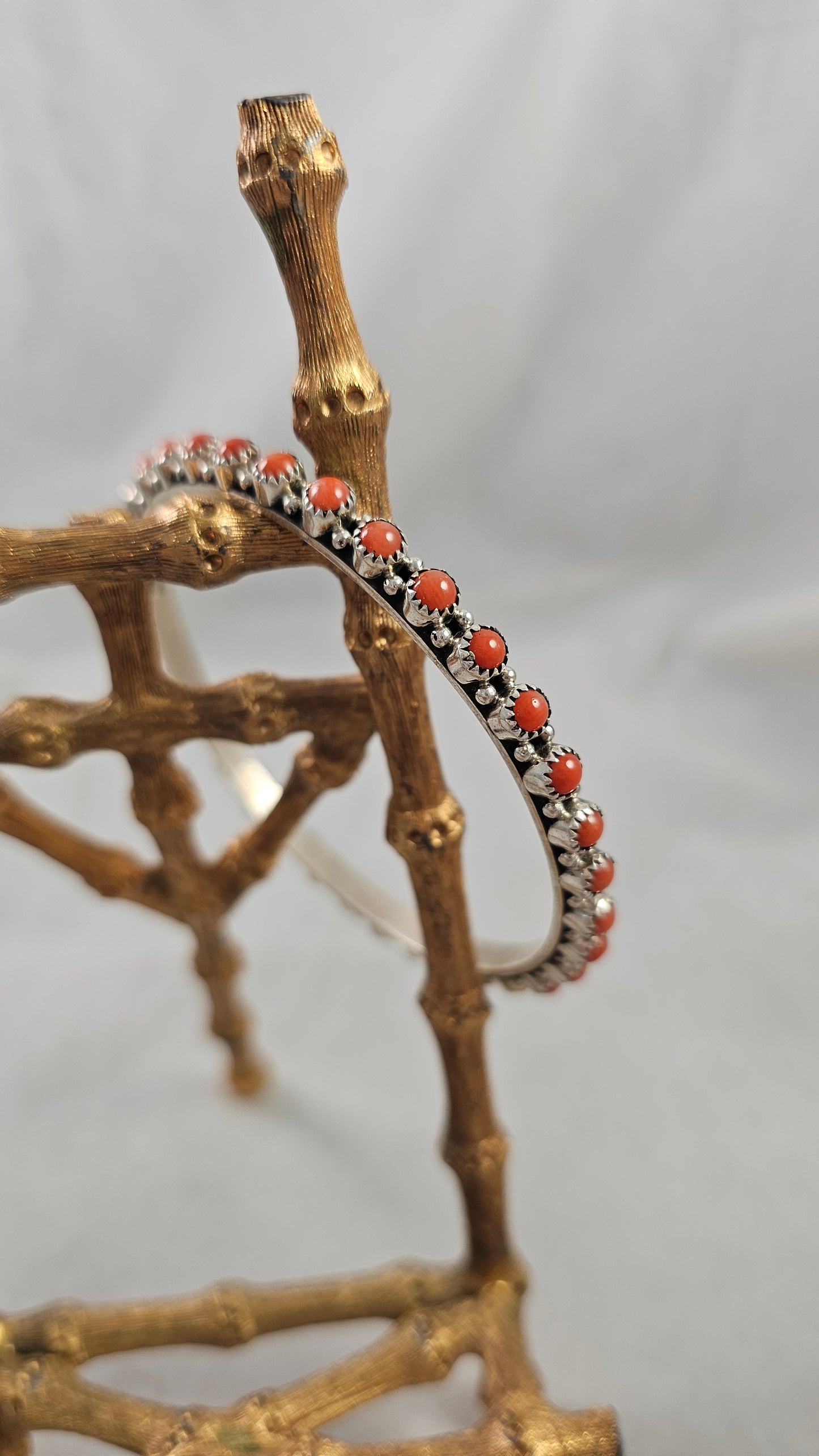 Snake eye bangle bracelets.