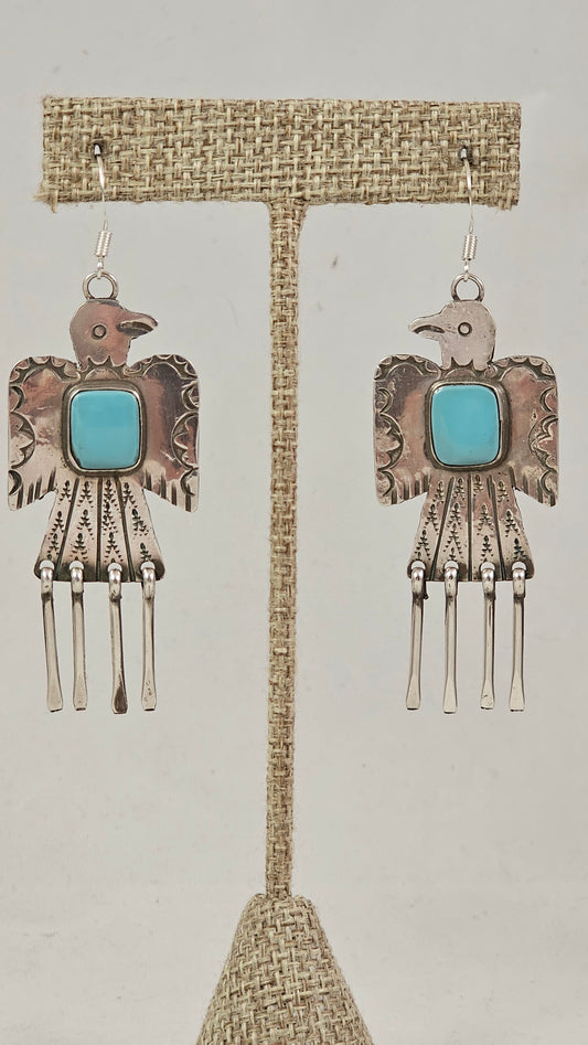 Thunderbird chandelier earrings