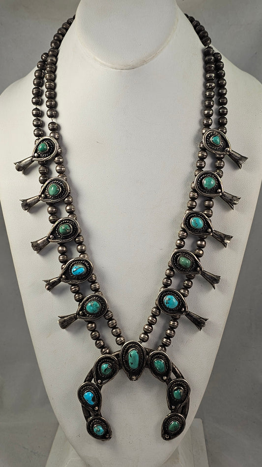 Squash blossom necklace