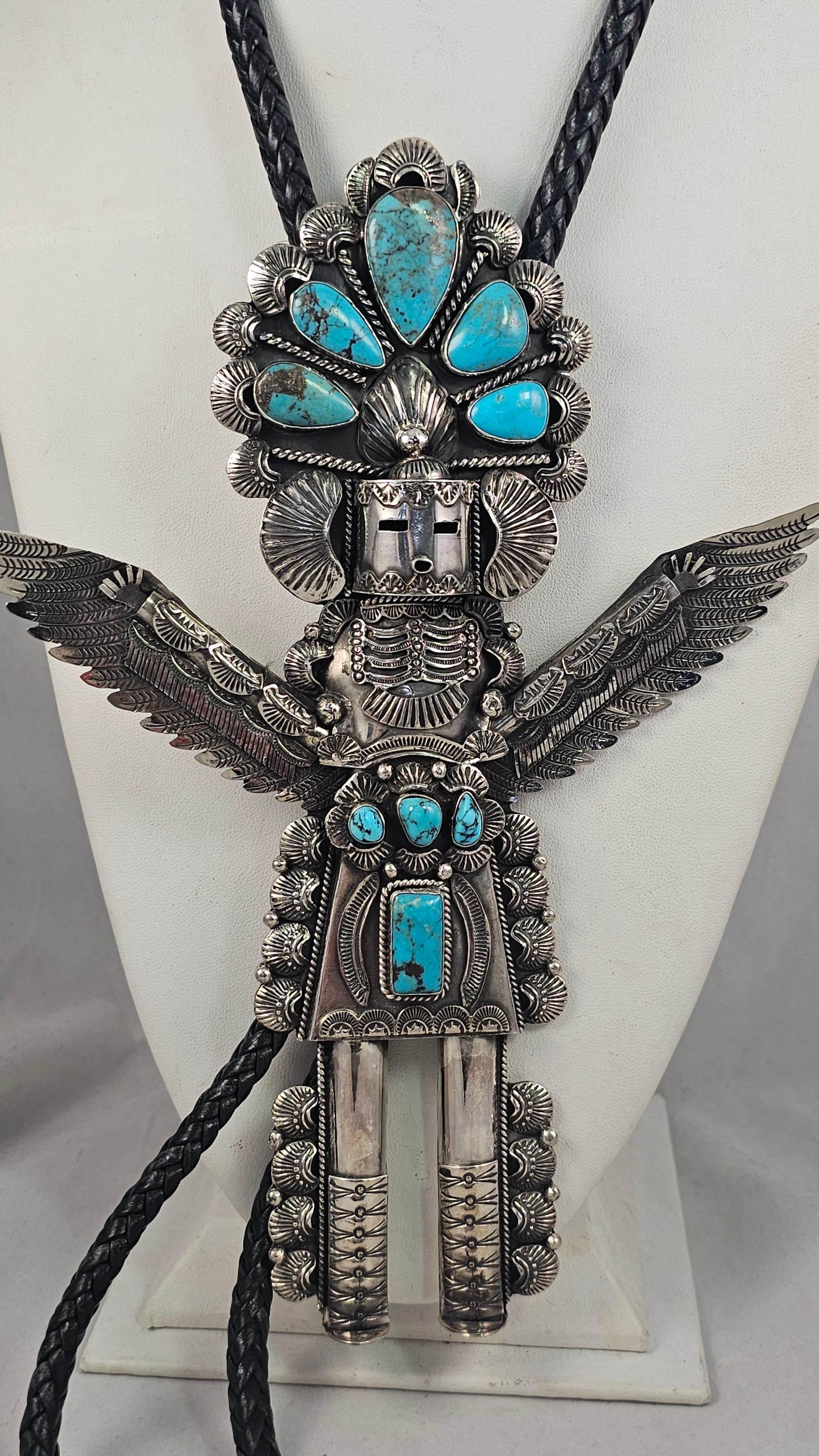 Eagle Dancer kachina bolo tie