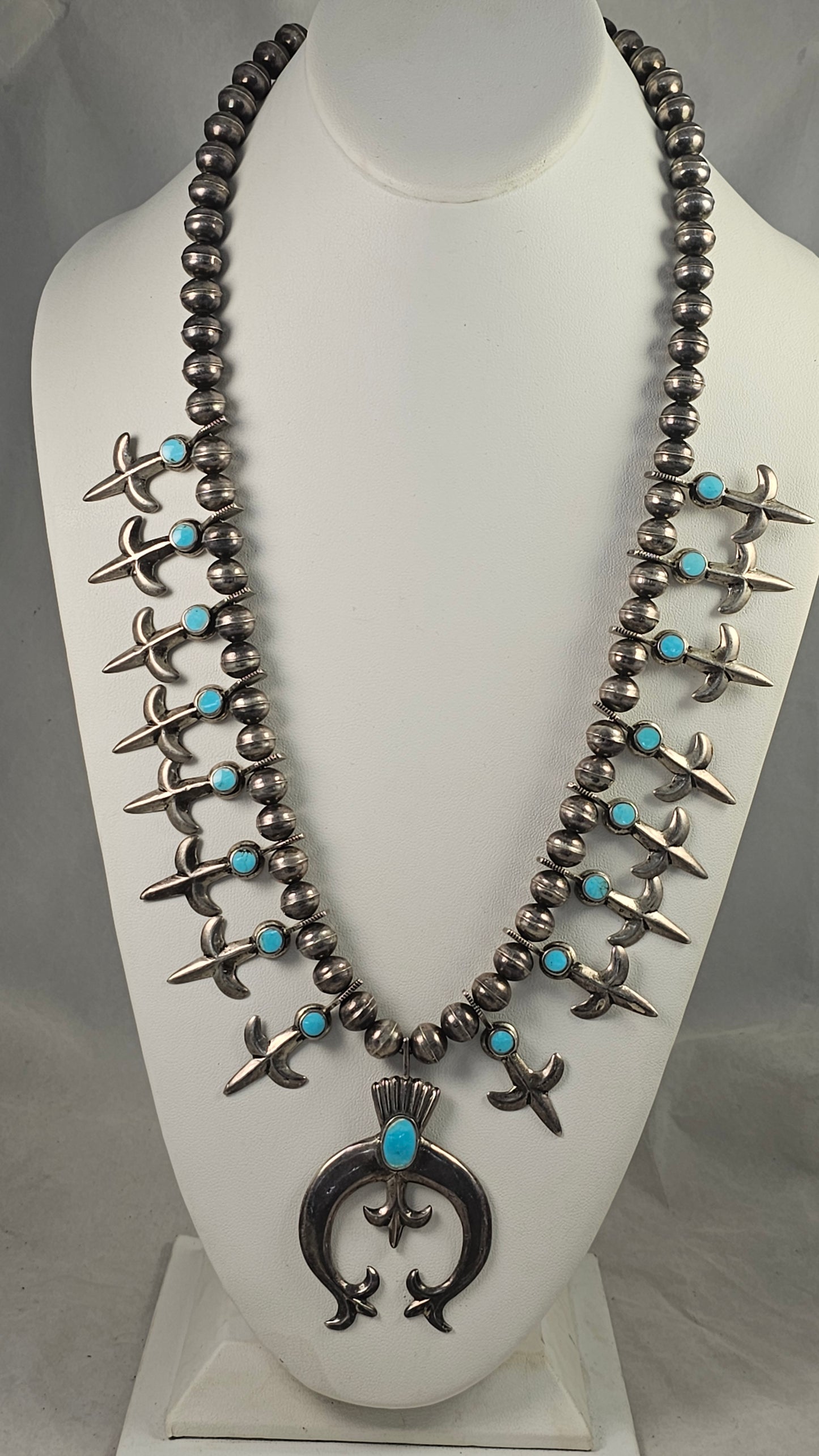 Squash blossom necklace