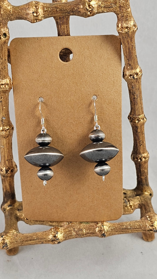 Navajo pearl earrings